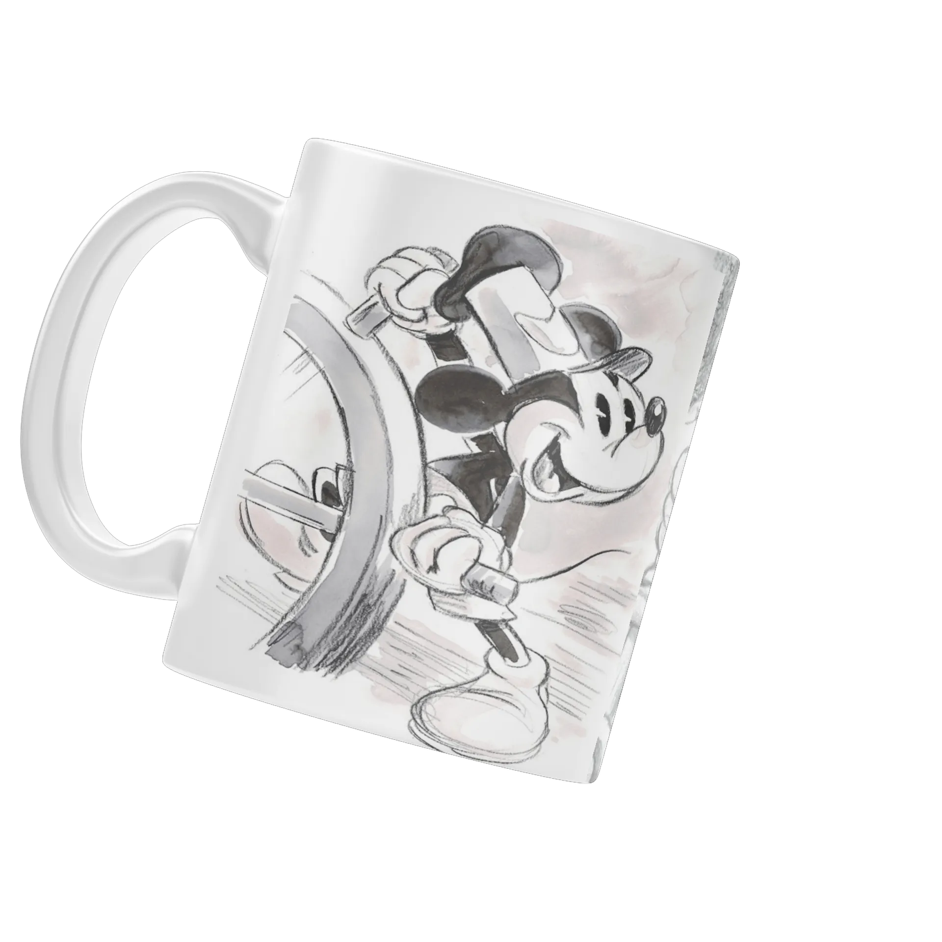 Caneca Porcelana Rato Navegando 325ml de Jerry