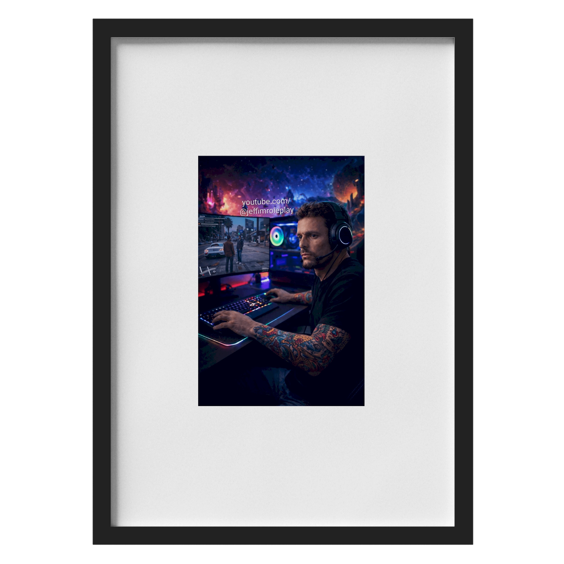 Quadro Personalizado A3: Sua Arte em Destaque! de Jeffimroleplay