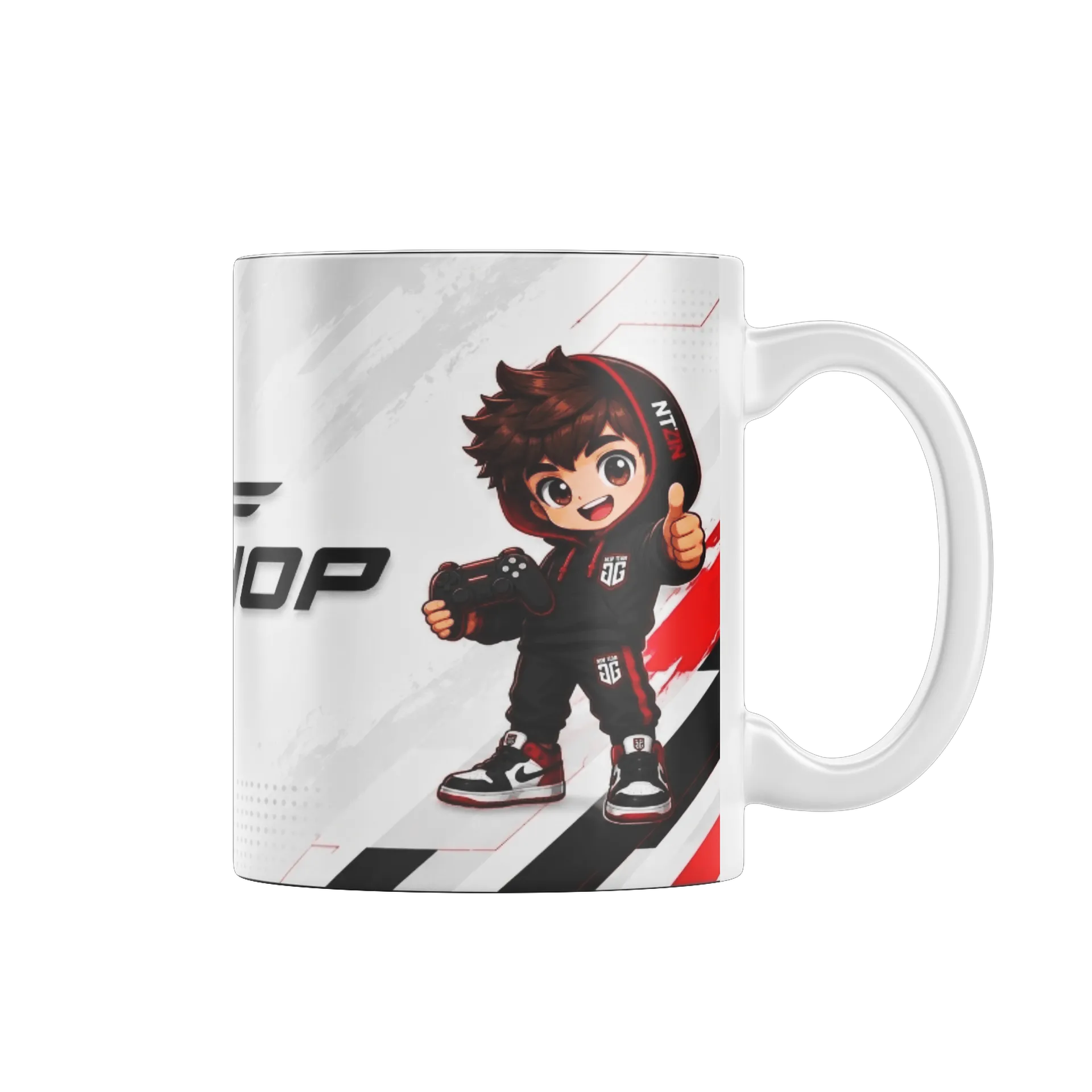 Caneca Porcelana New Team 01 NT Shop 325ml - Imagem 1