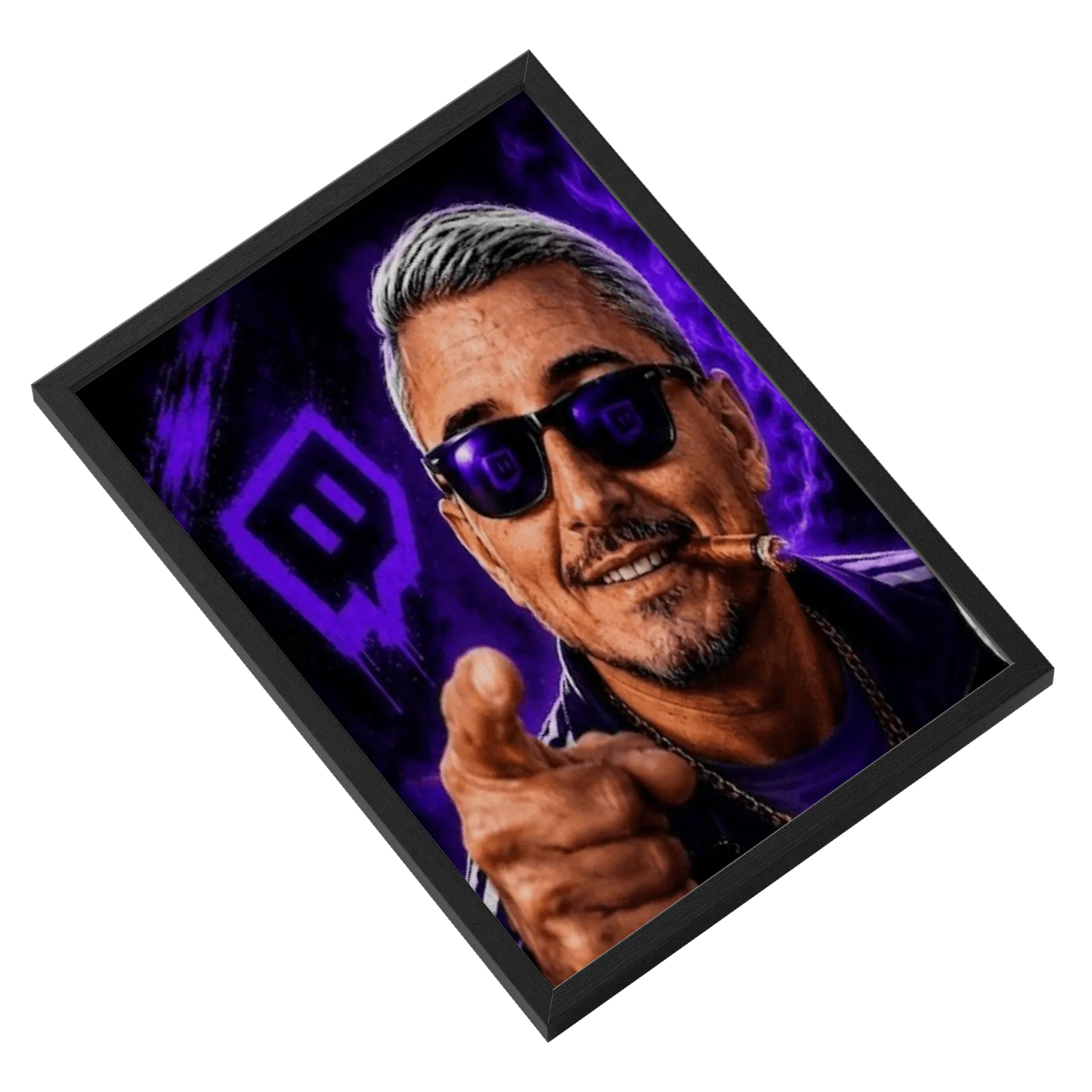 Quadro A3 personalizado Com Vidro de Cleber Silva — imagem 2 de 3