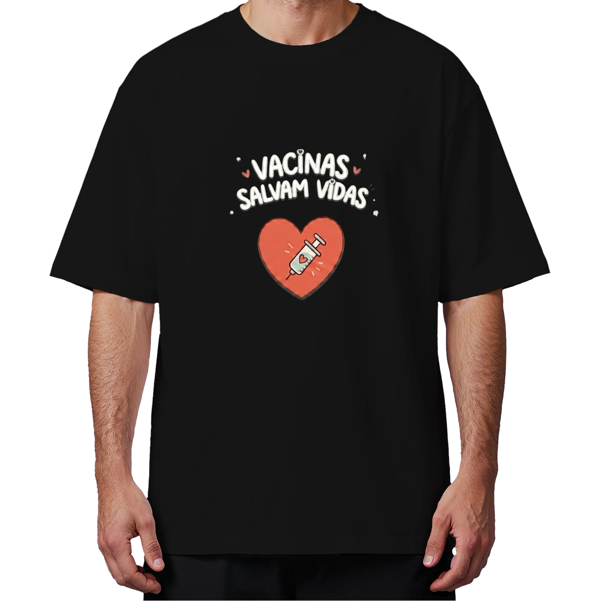 Camiseta Oversized vacina - Imagem 4