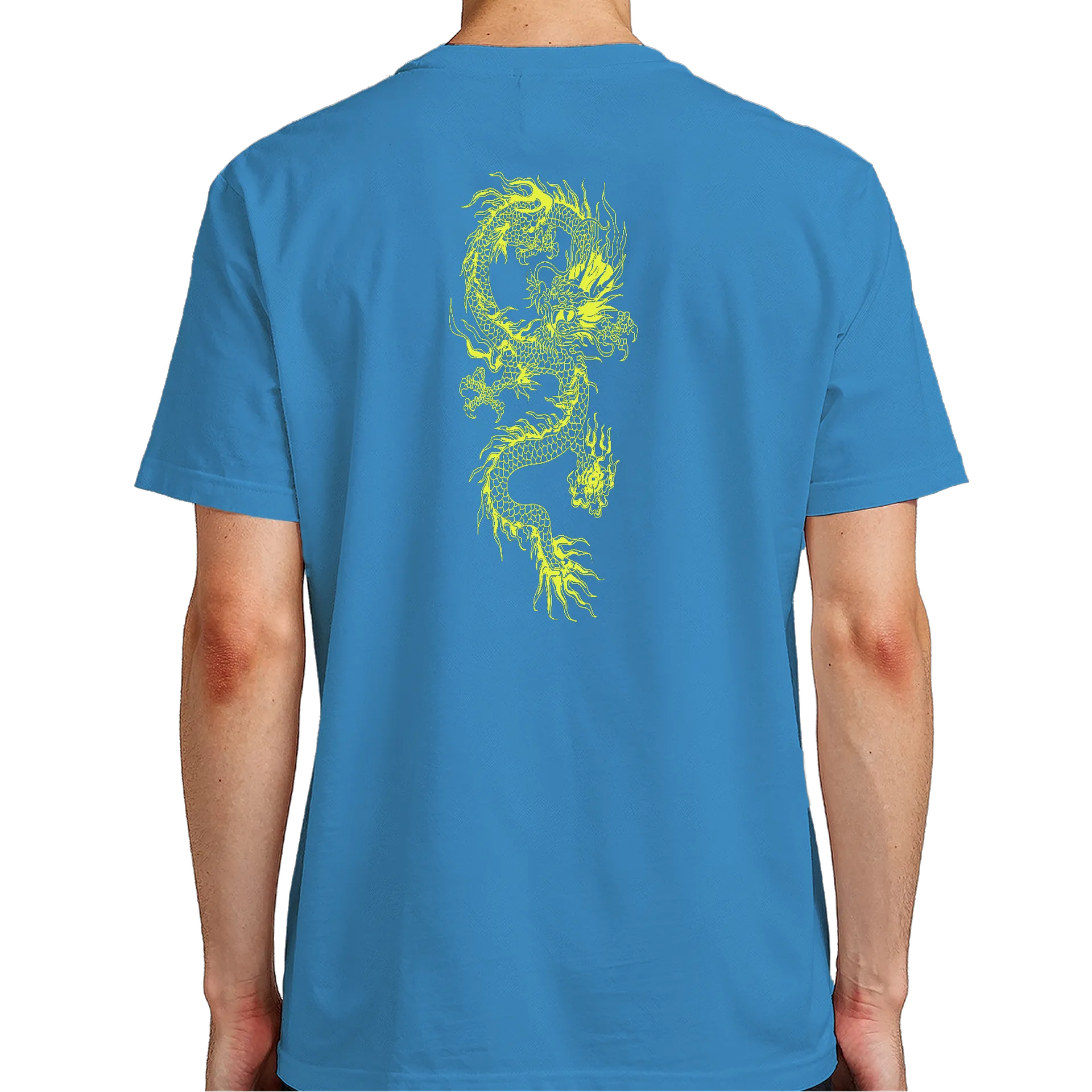 Camiseta Dragão Amarelo 100% Algodão - Imagem 7