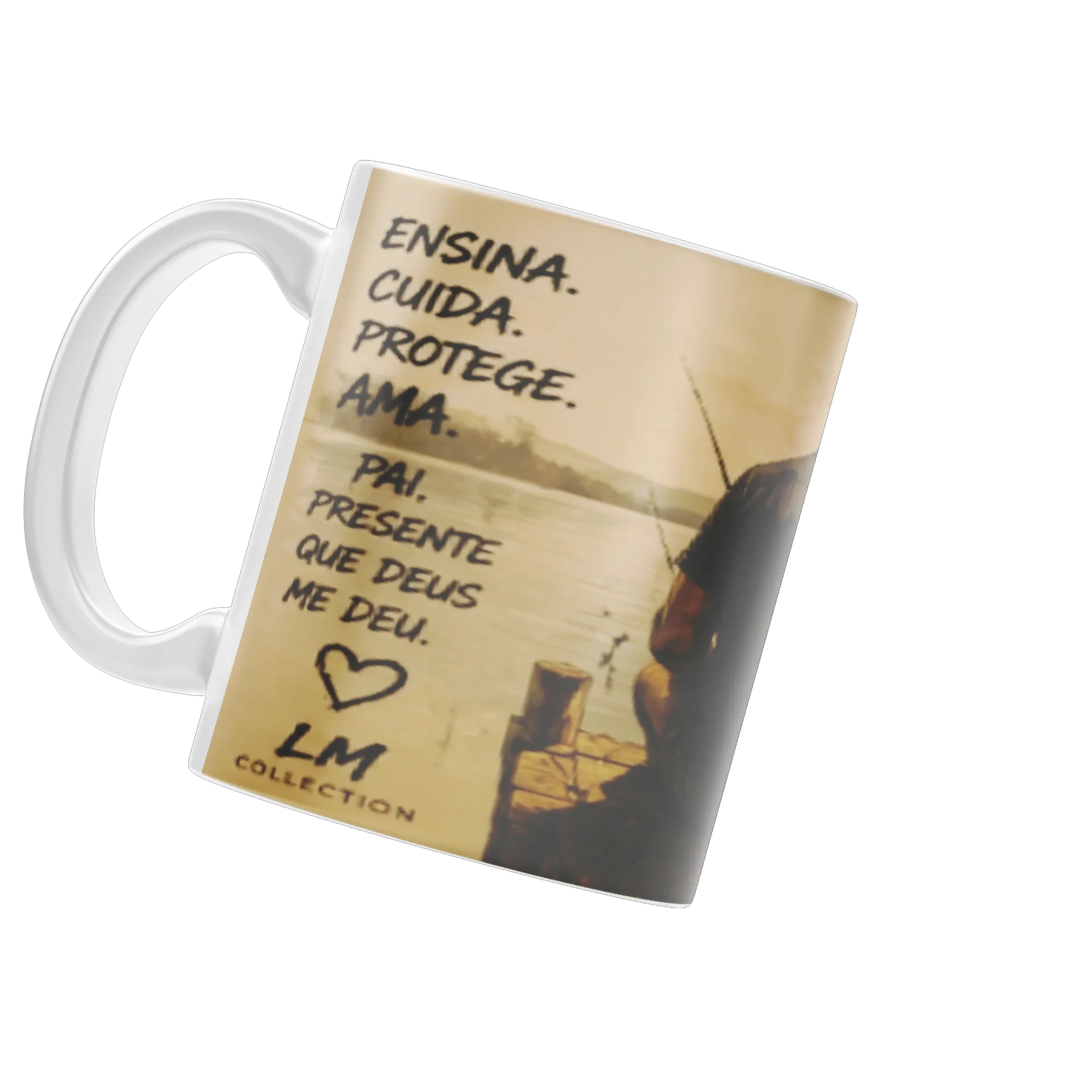 Caneca Porcelana Mensagens para Pai 325ml - Imagem 3
