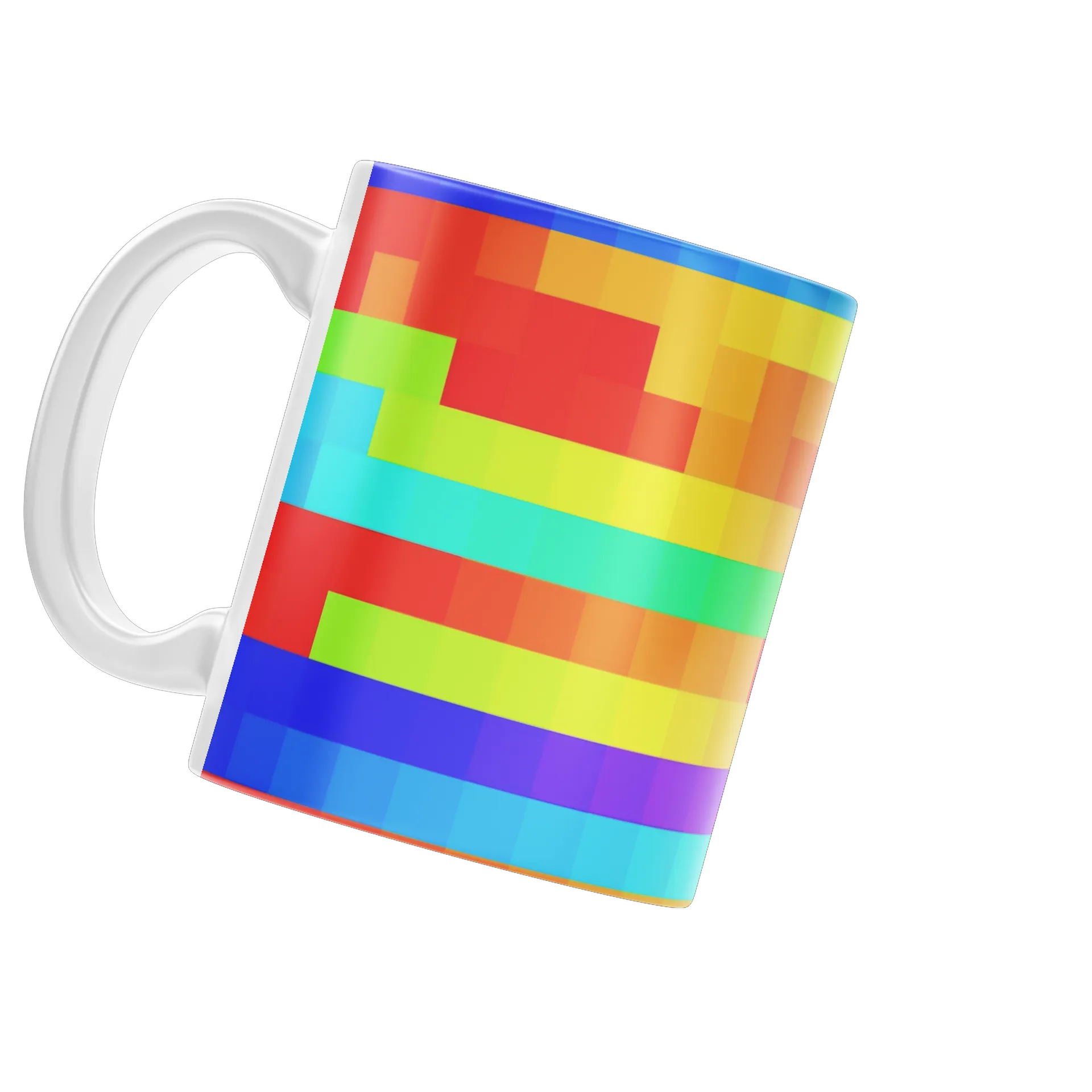 Caneca Porcelana Arte Neon Streamer 325ml - Imagem 4