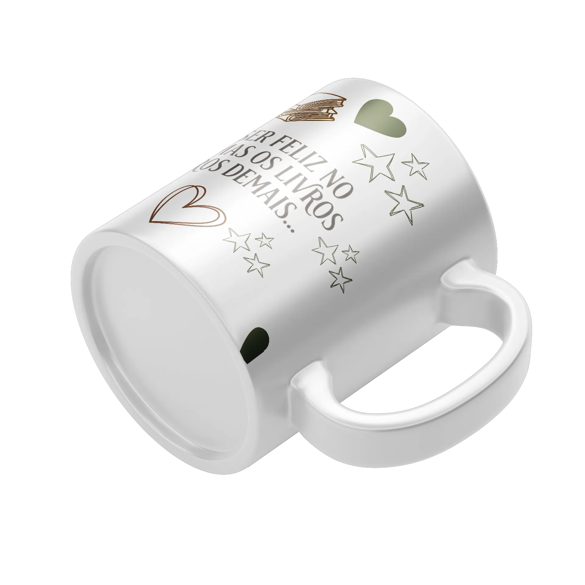 Caneca Literária Feliz no Simples - Imagem 4