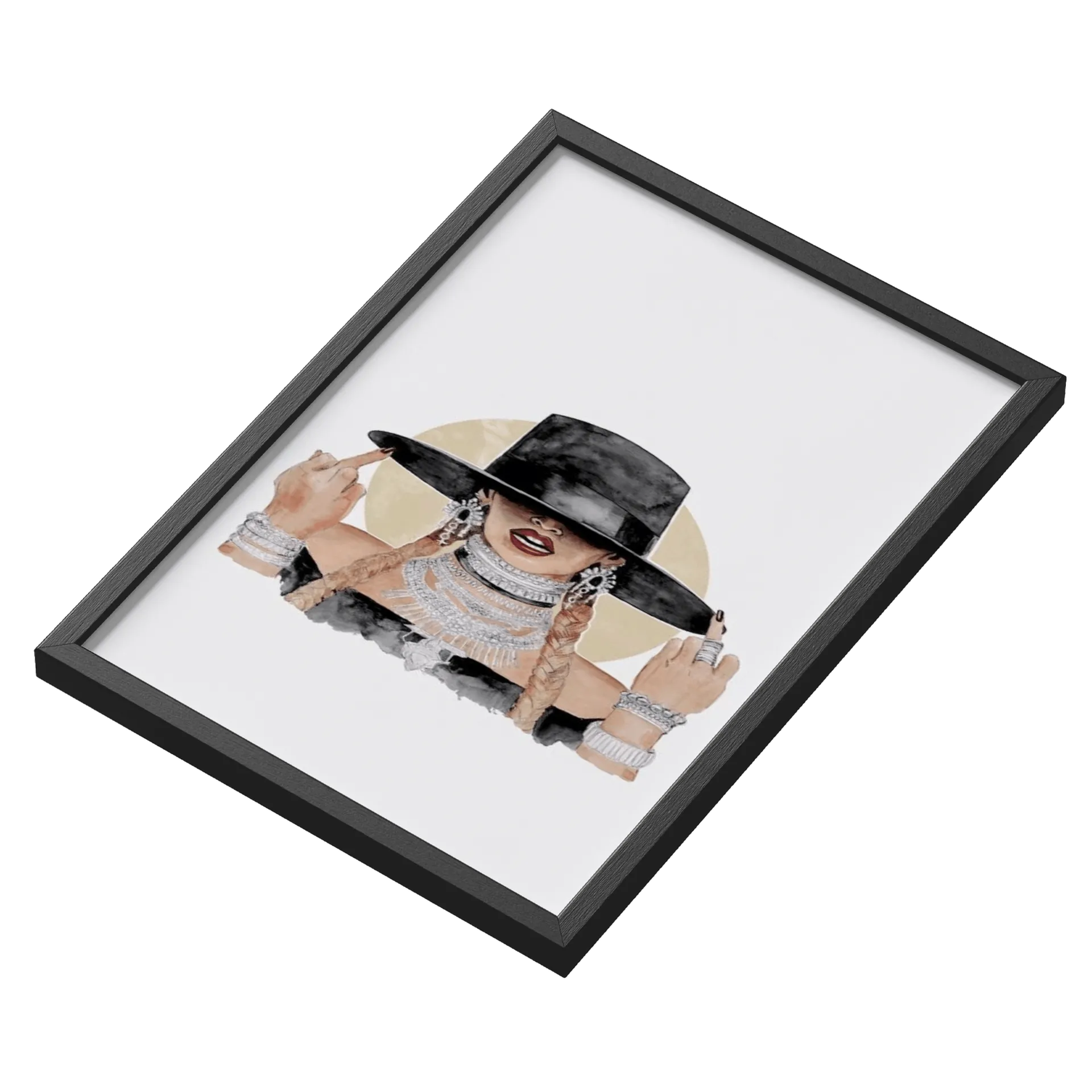 Quadro A3 personalizado Com Vidro de Ketlin — imagem 3 de 3