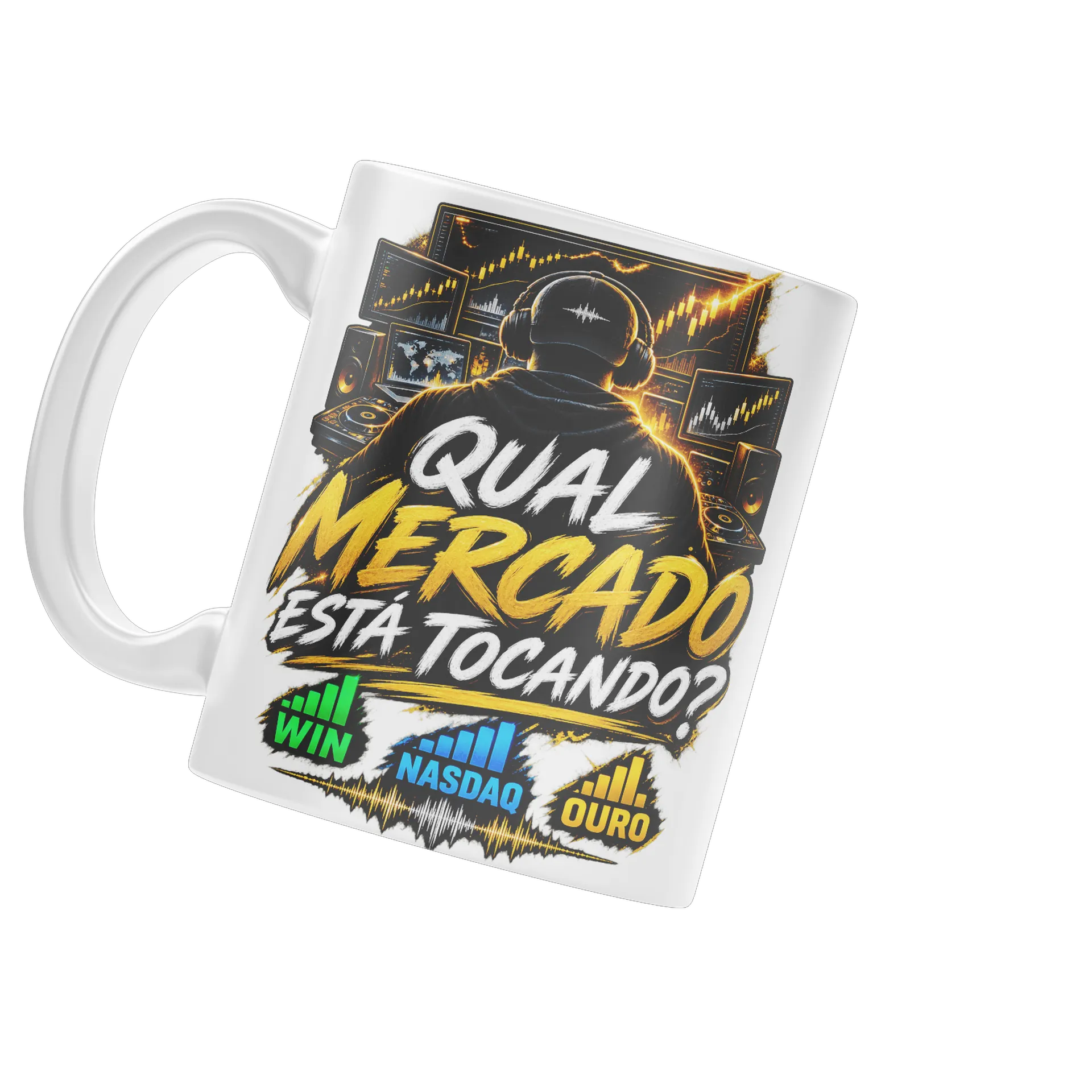 Caneca Qual Mercado Está Tocando 325ml - Imagem 4
