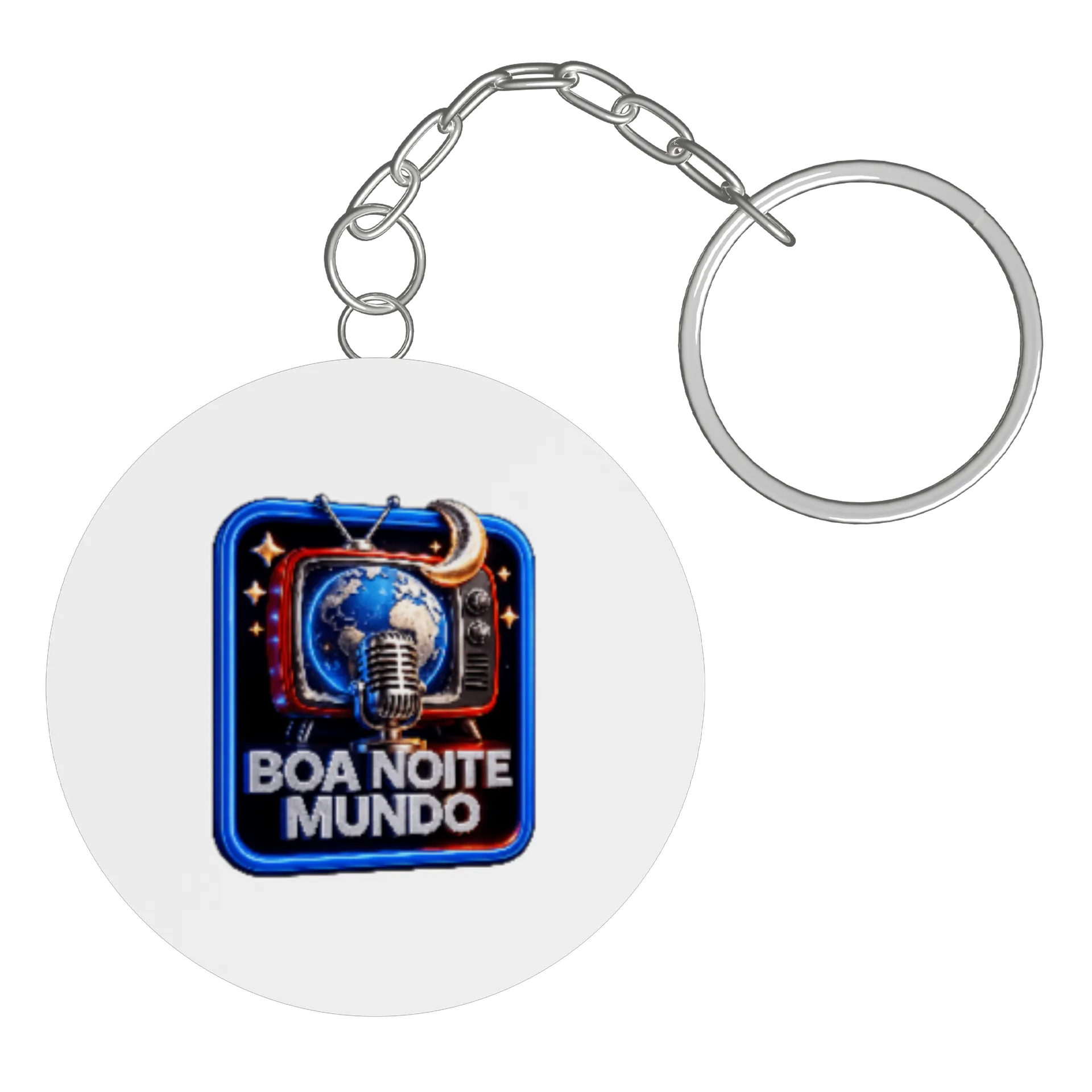 Chaveiro personalizado de Boa Noite Mundo