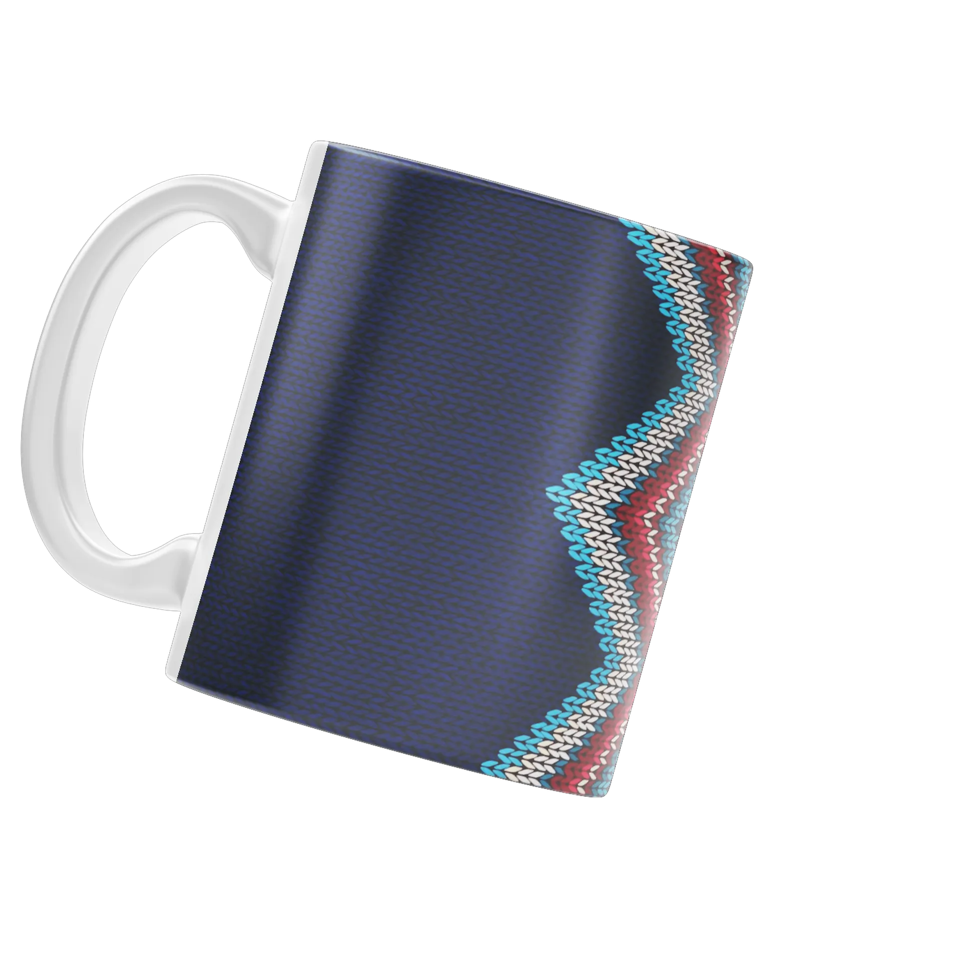 Caneca Porcelana Abstrato Círculos Coloridos 325ml - Imagem 3