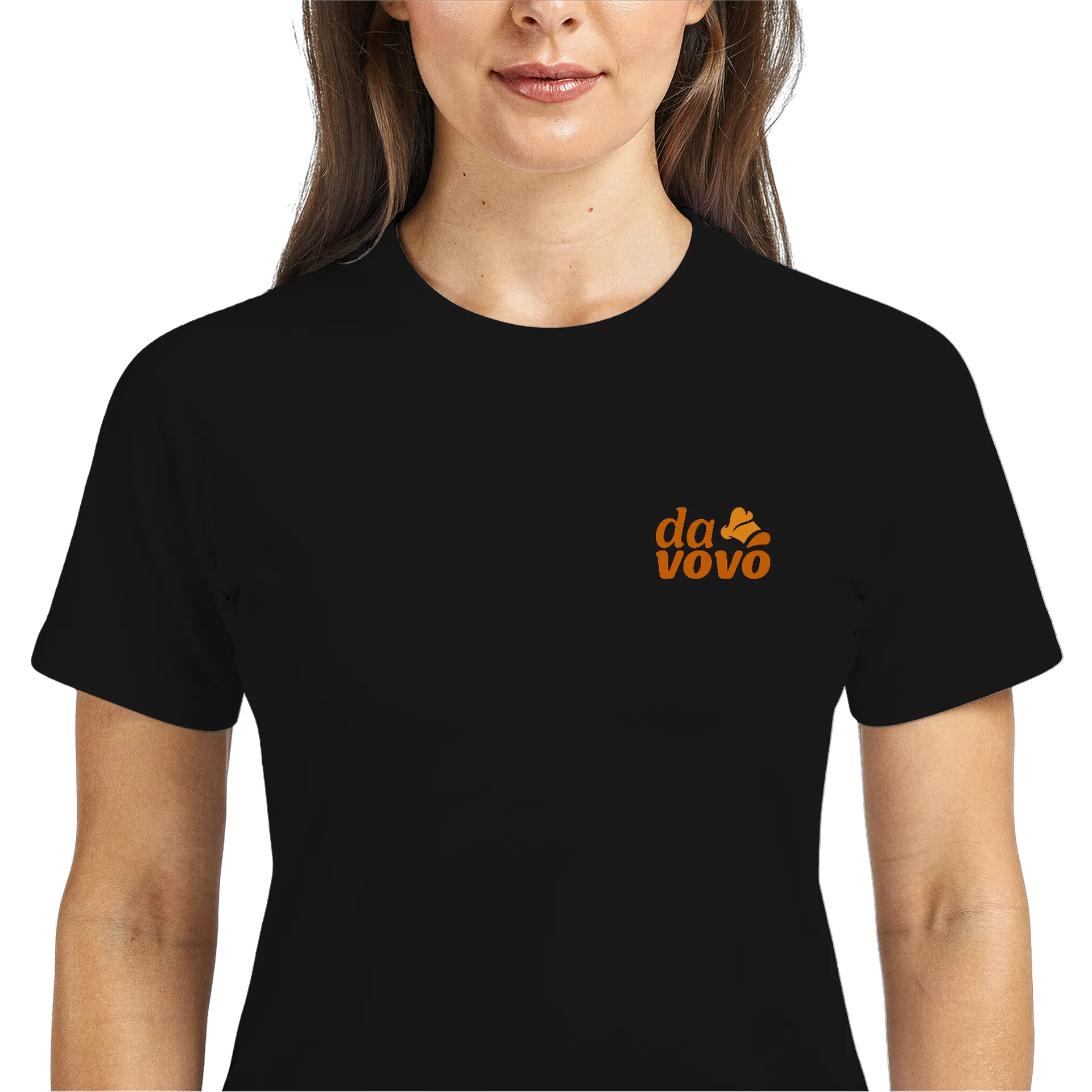 Camiseta Dry Fit Logo Dans VoVô Estampa Laranja Respirável - Imagem 3