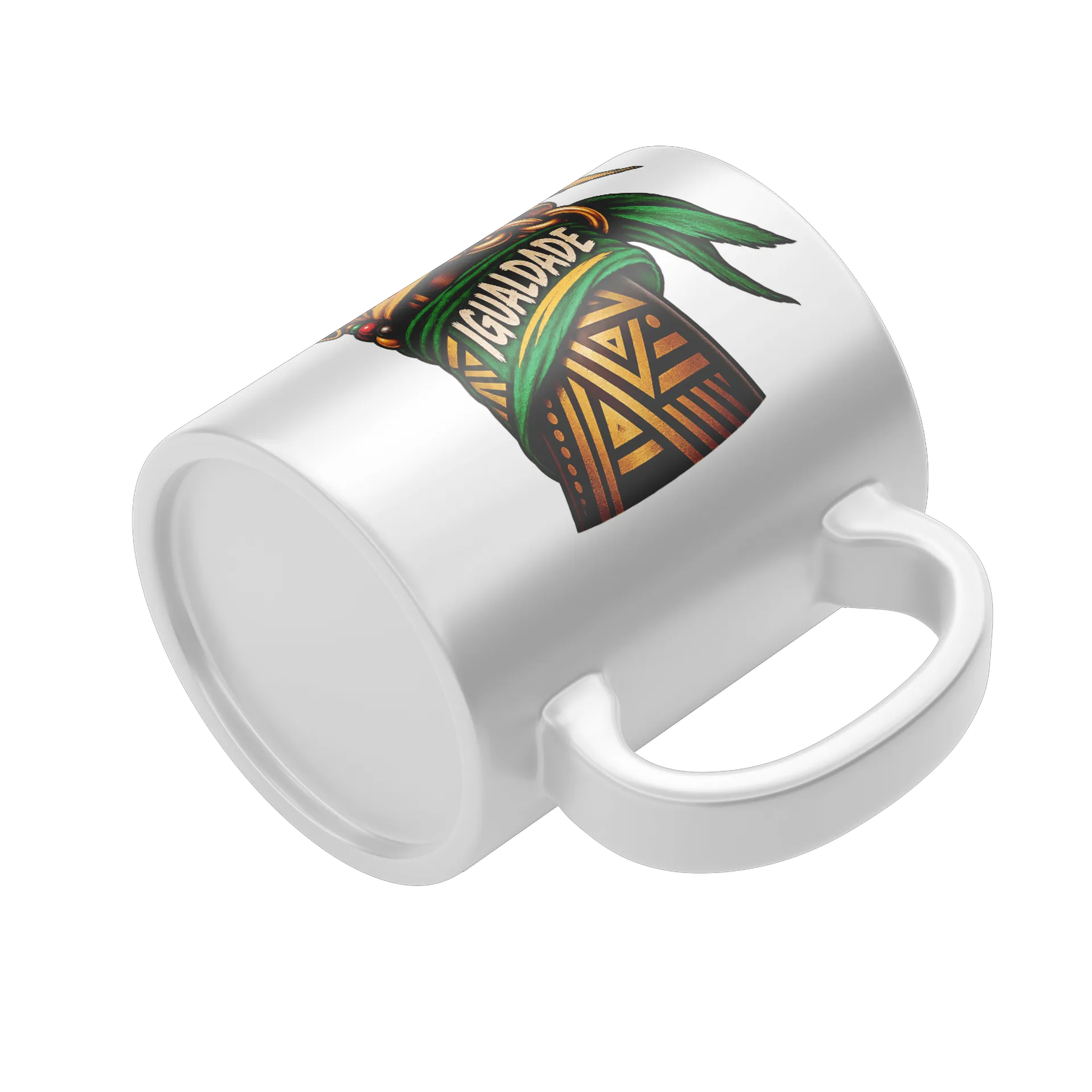 Caneca Punho com Faixas Respeito Lealdade 325ml de Abay-Omi — imagem 4 de 4