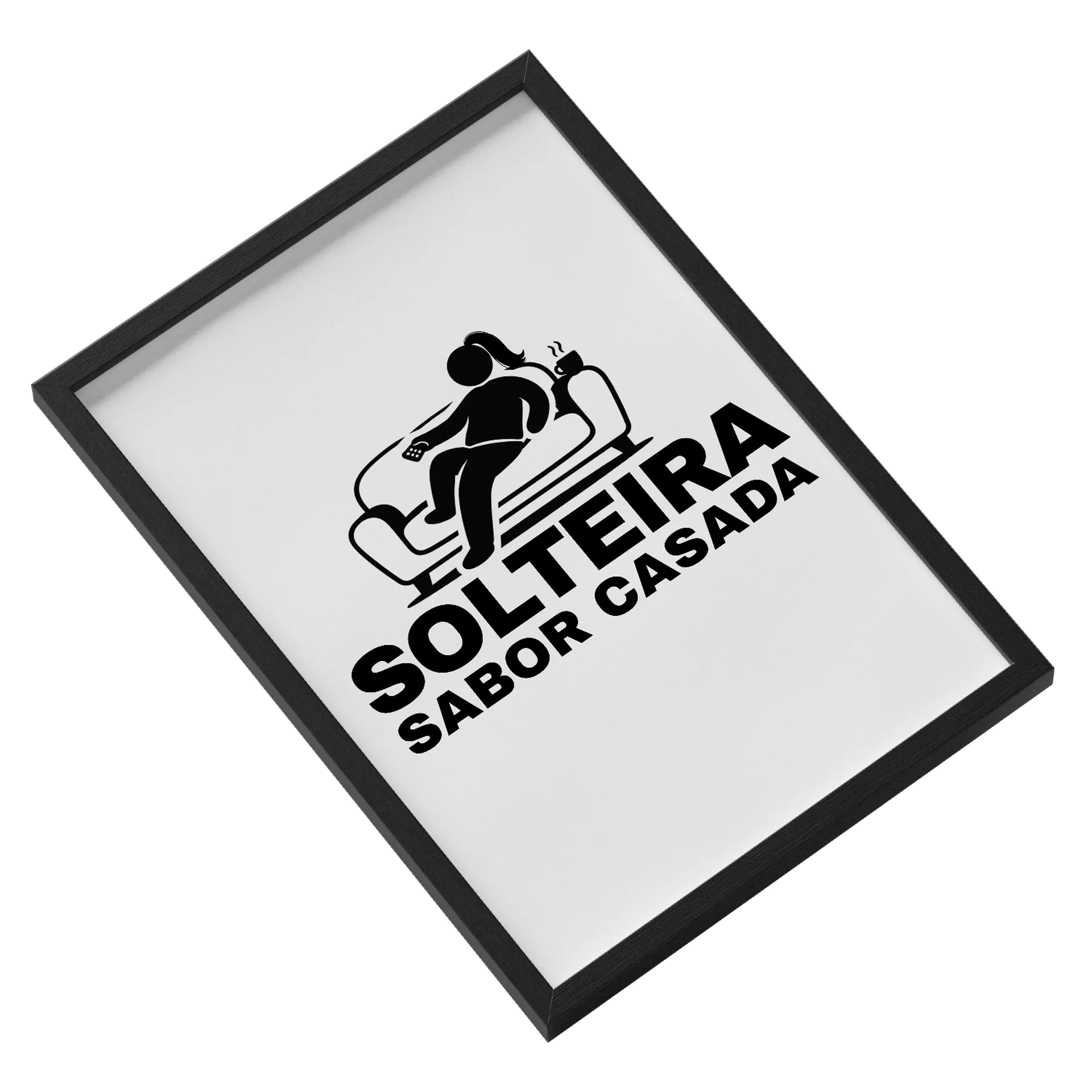 Quadro A3 Solteira Sabor Casada - Imagem 2