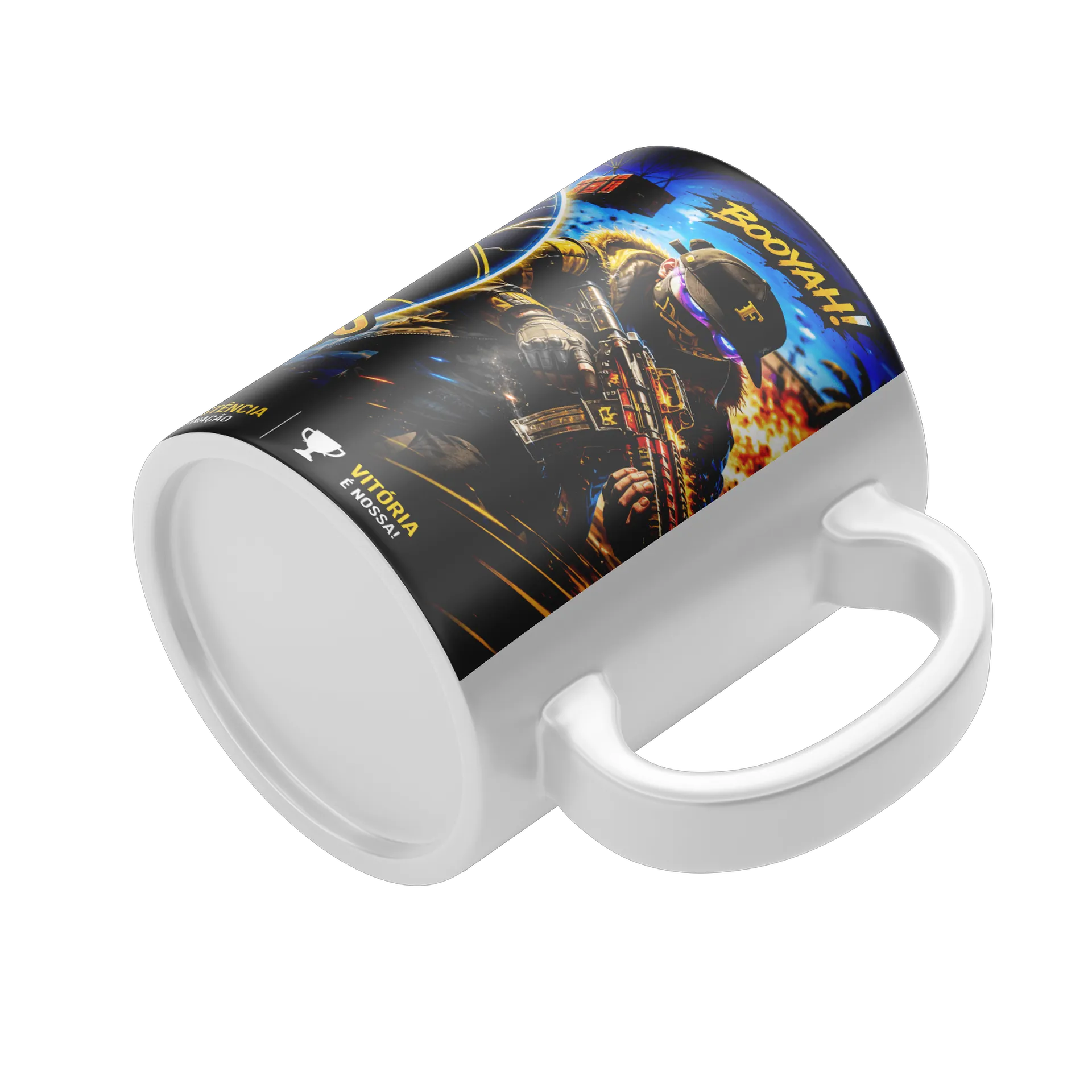 Caneca Personalizada Jesus Ama Voçê 325ml - Imagem 4