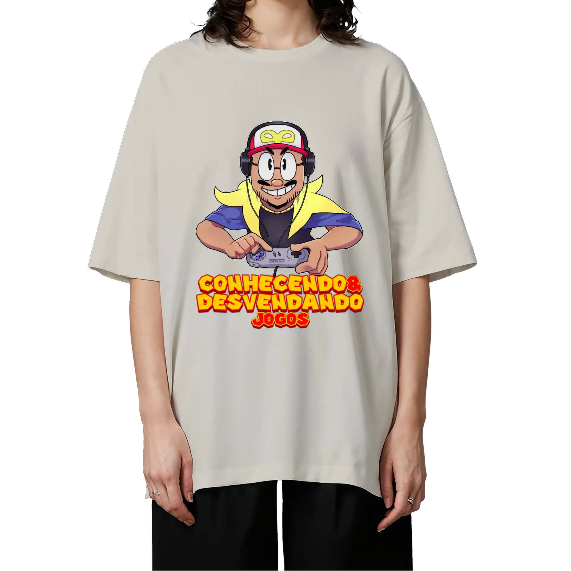 Camiseta Oversized CeD Jogos - Imagem 3