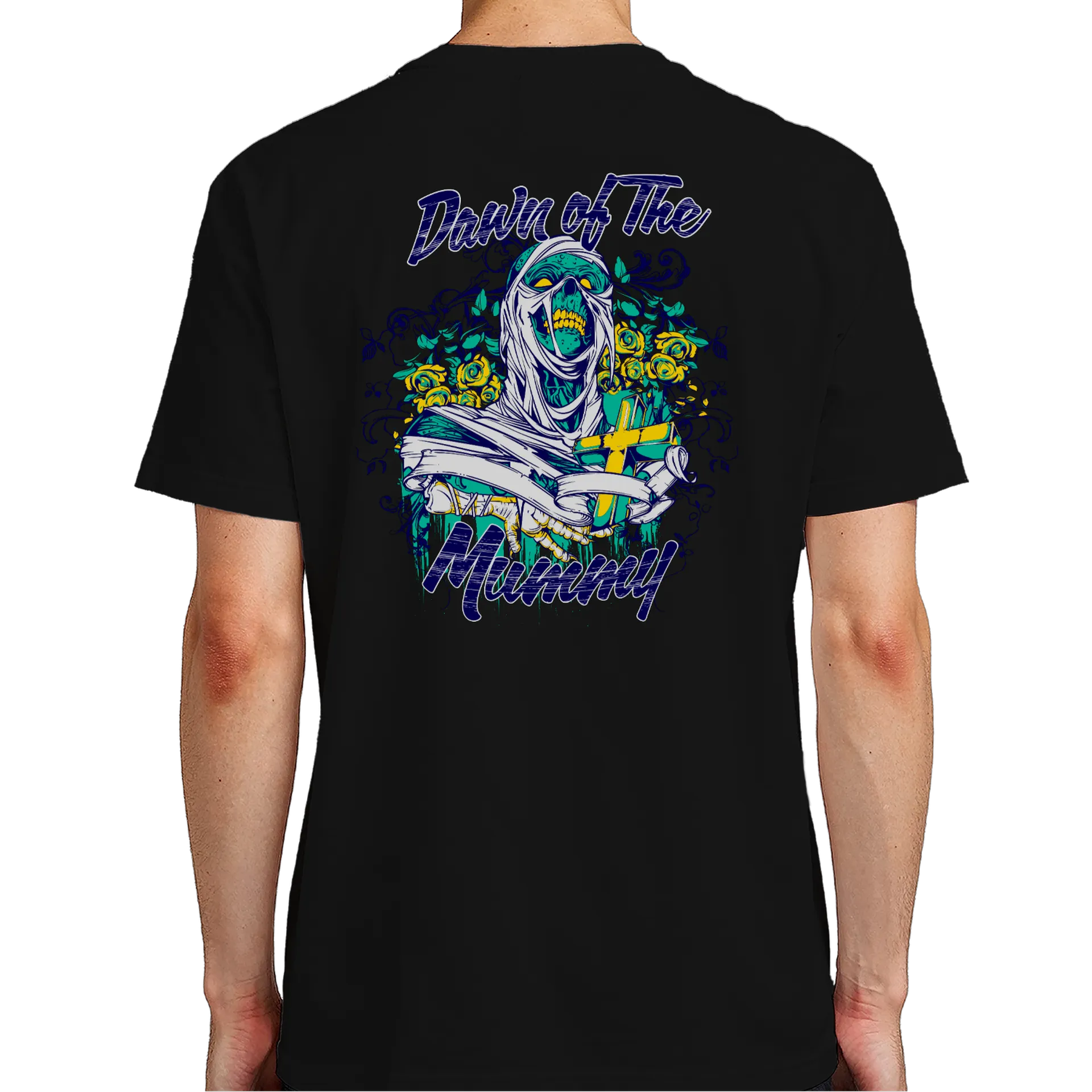 Camiseta Múmia com Cruz 100% Algodão - Imagem 7