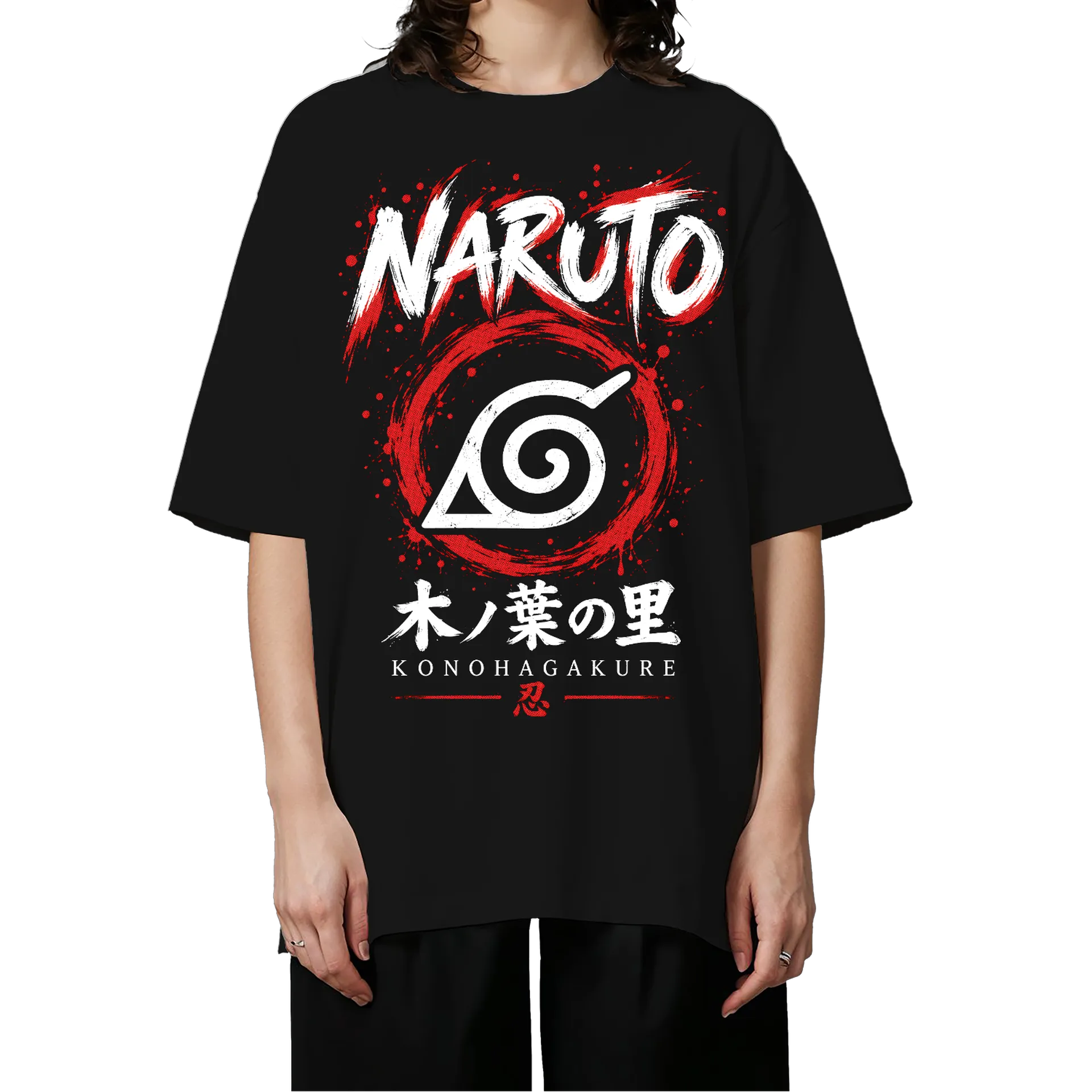 Camiseta Oversized Naruto Uzumaki Ninja Premium - Imagem 3