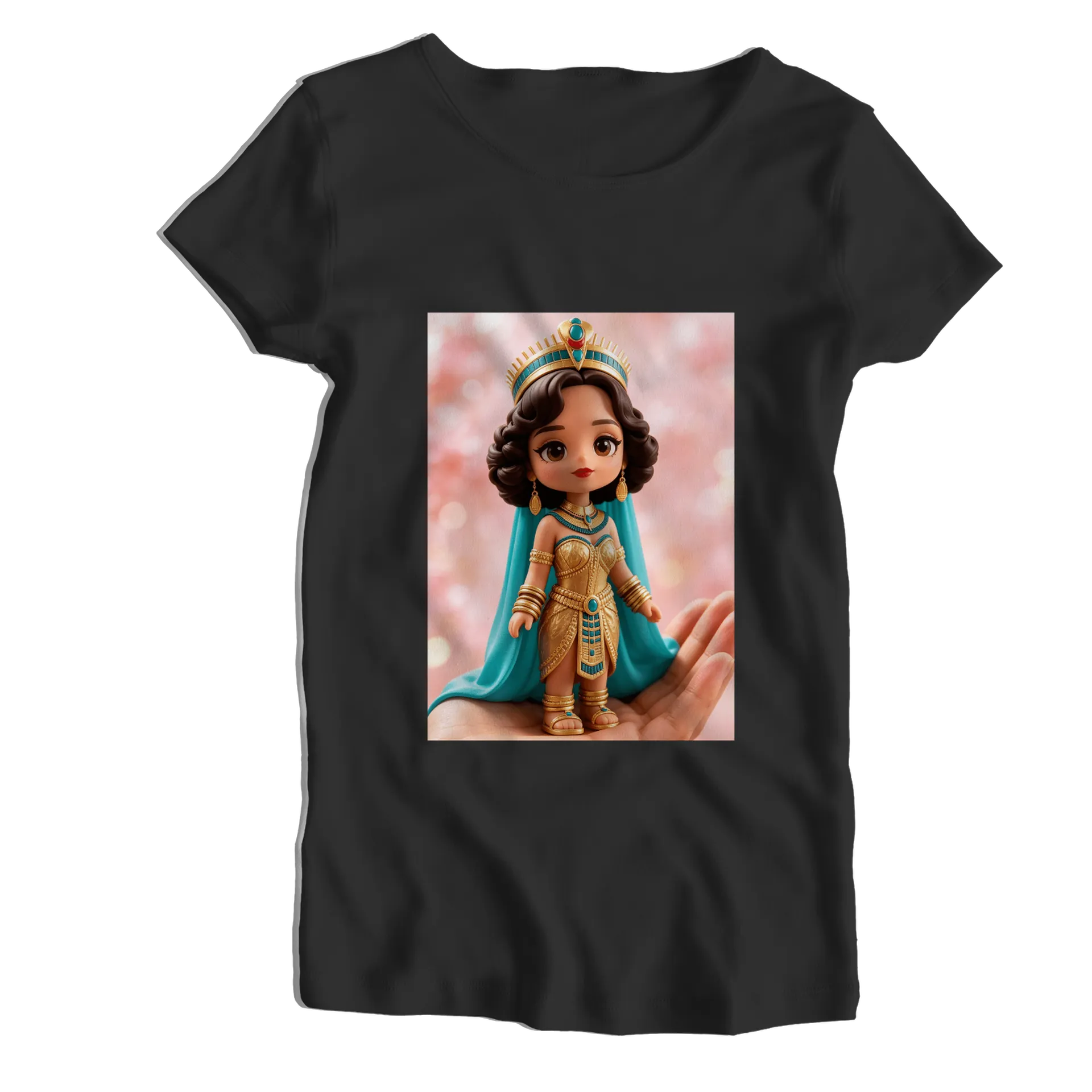 Camiseta Babylook Princesa Egípcia 100% Algodão - Imagem 1