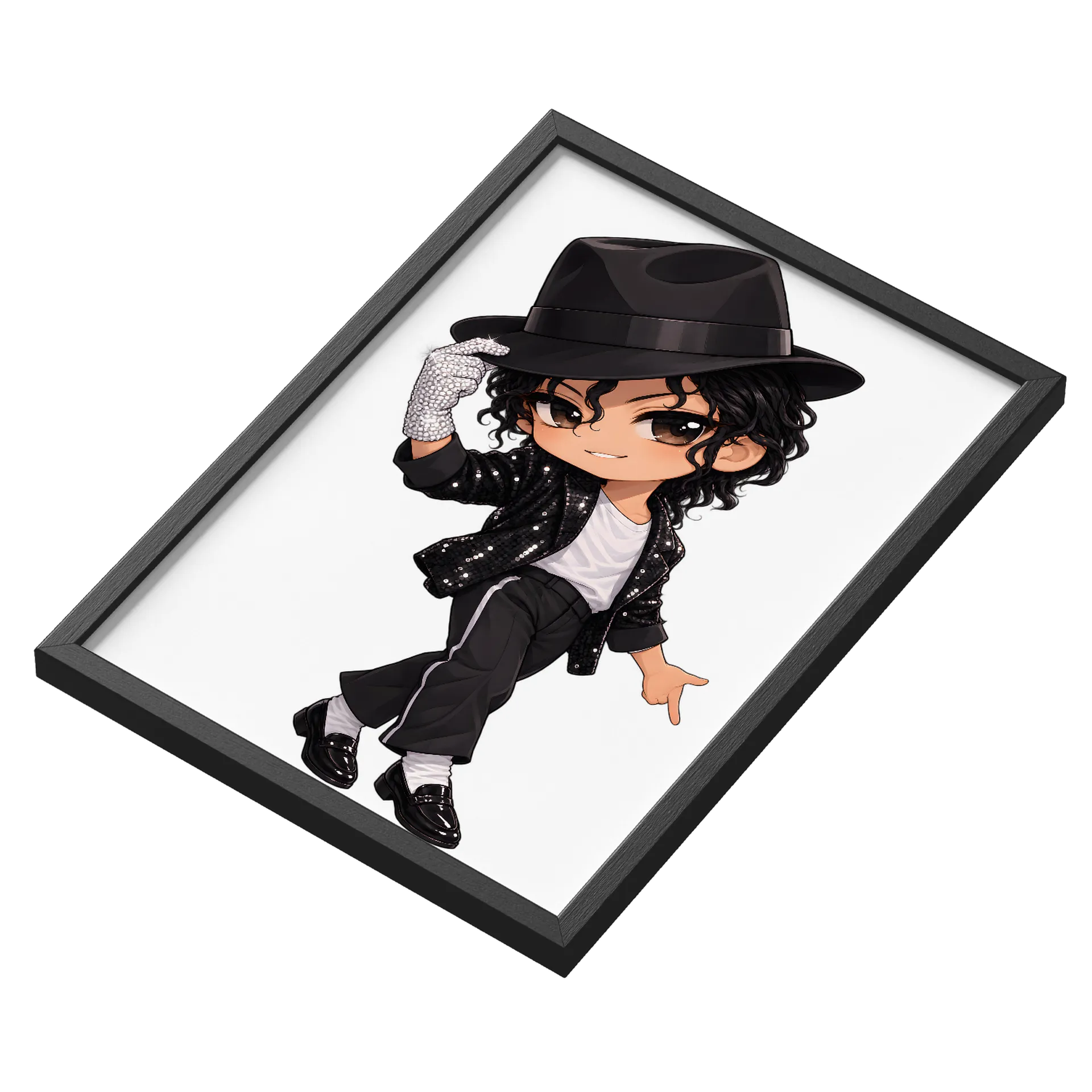 Quadro A3 Com Vidro - chibi Jackson - Imagem 3