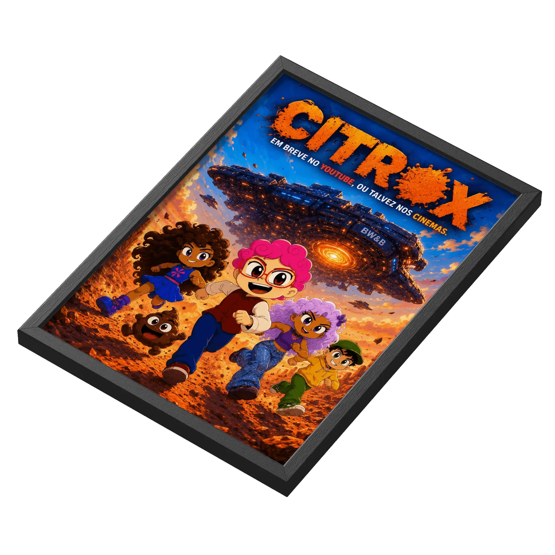 Quadro Personalizado A3 MDF e Vidro - Imagem 3