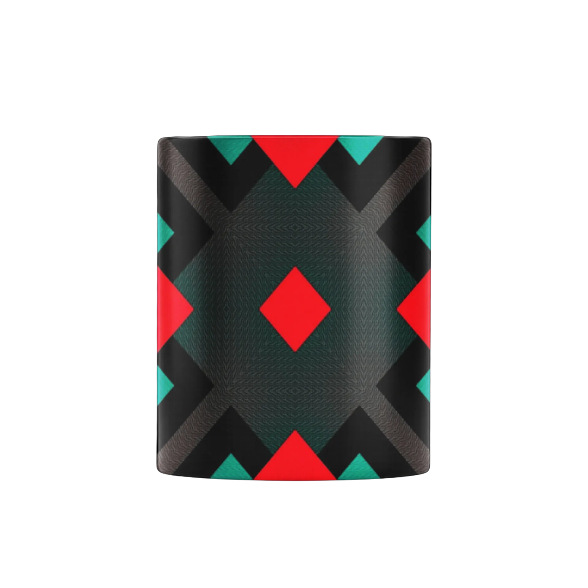 Caneca Porcelana Abstrato Geométrico Colorido 325ml - Imagem 2