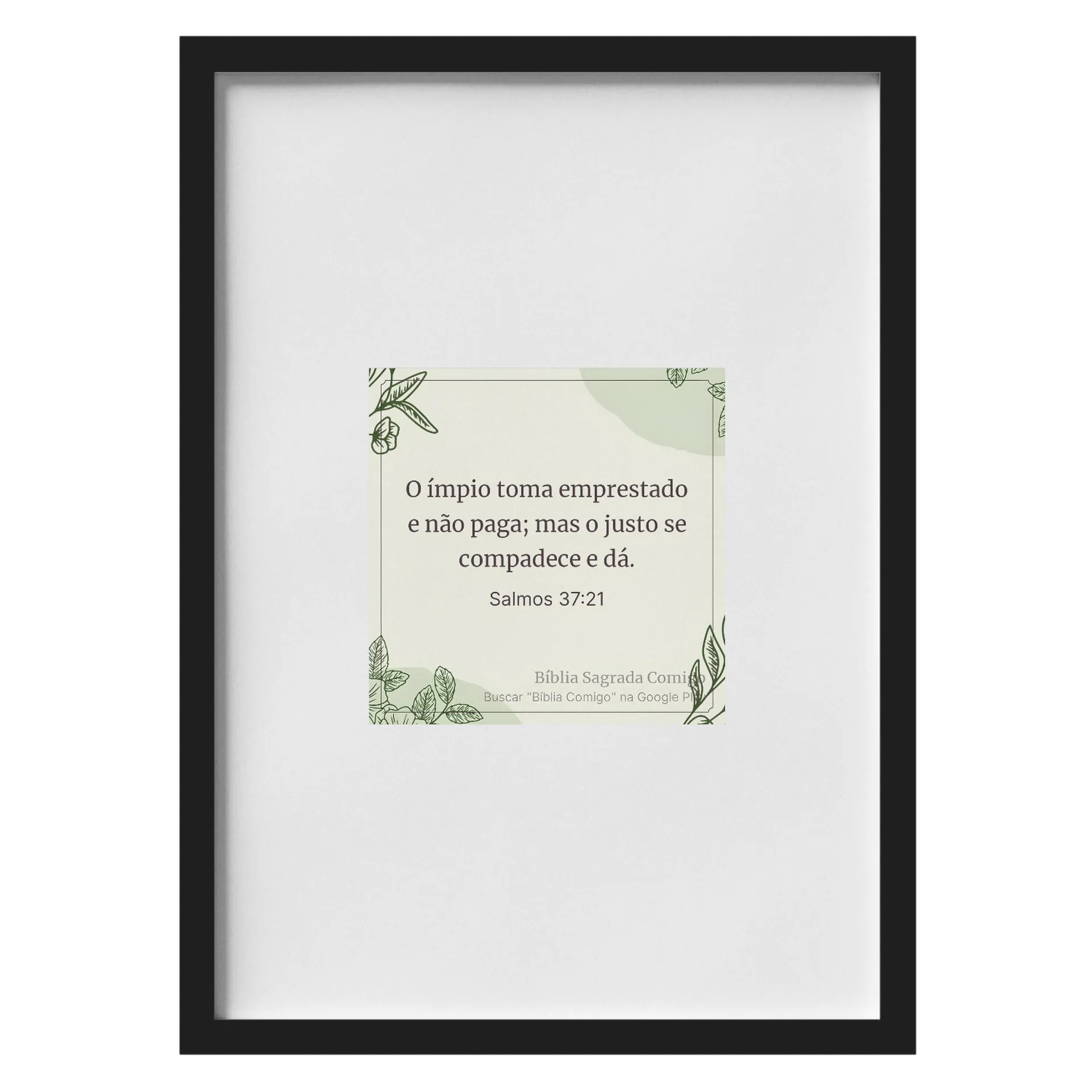 Quadro A3 personalizado Com Vidro - Imagem 1