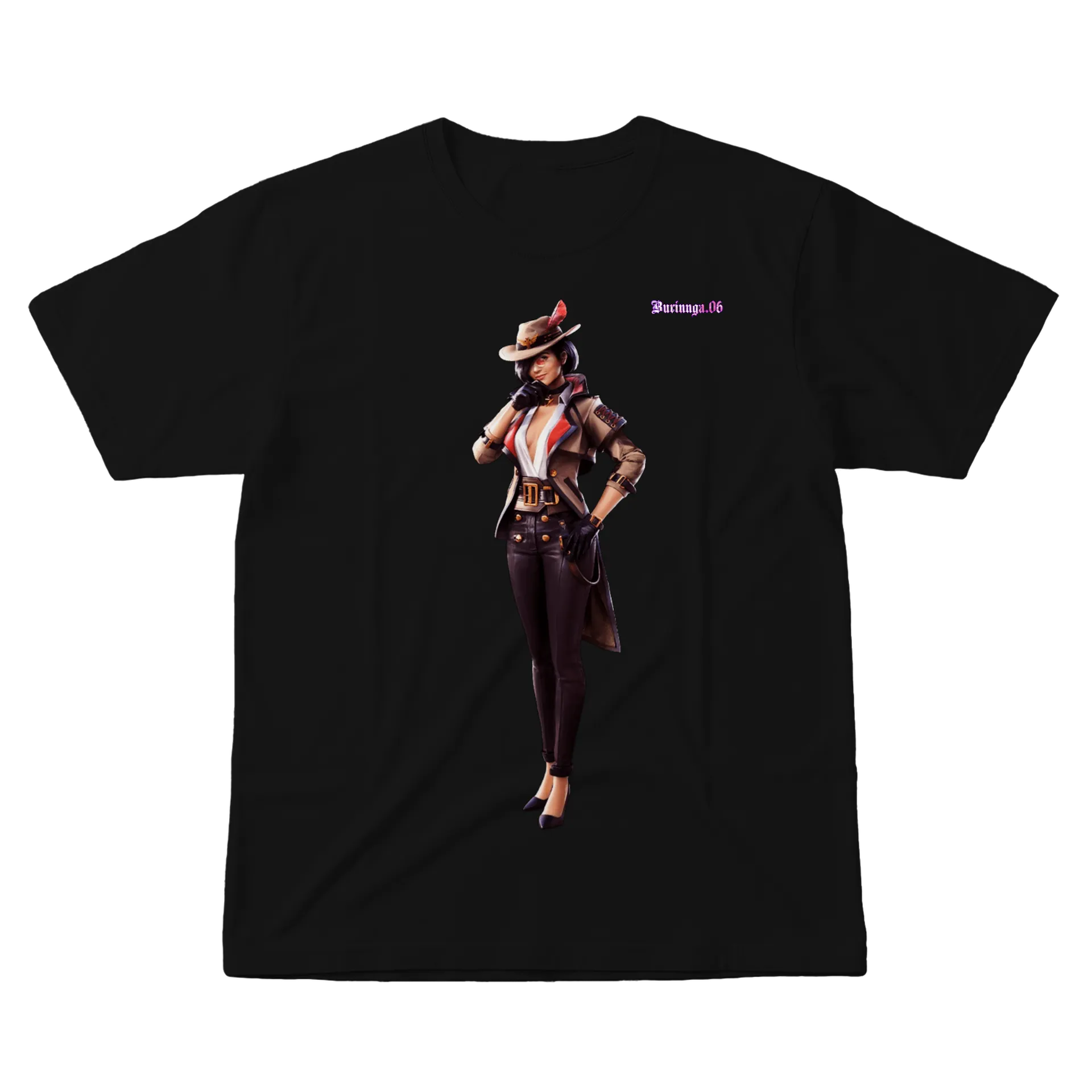 Camiseta personalizada FREE FIRE EVELYN - Imagem 1