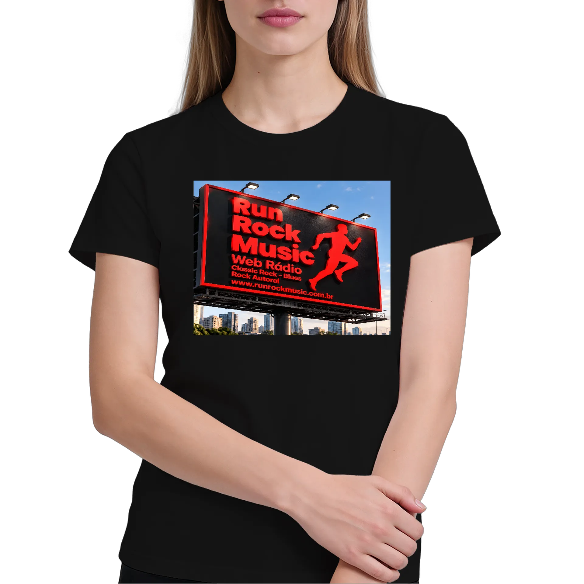 Camiseta personalizada de RUN ROCK MUSIC — imagem 3 de 3