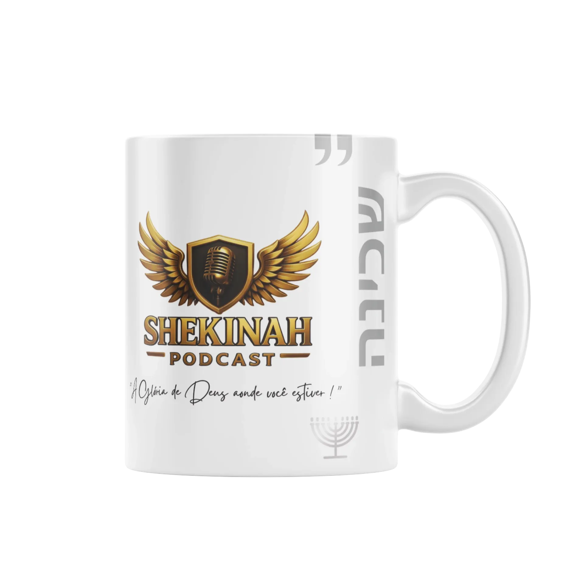 Caneca personalizada de Podcast Shekinah