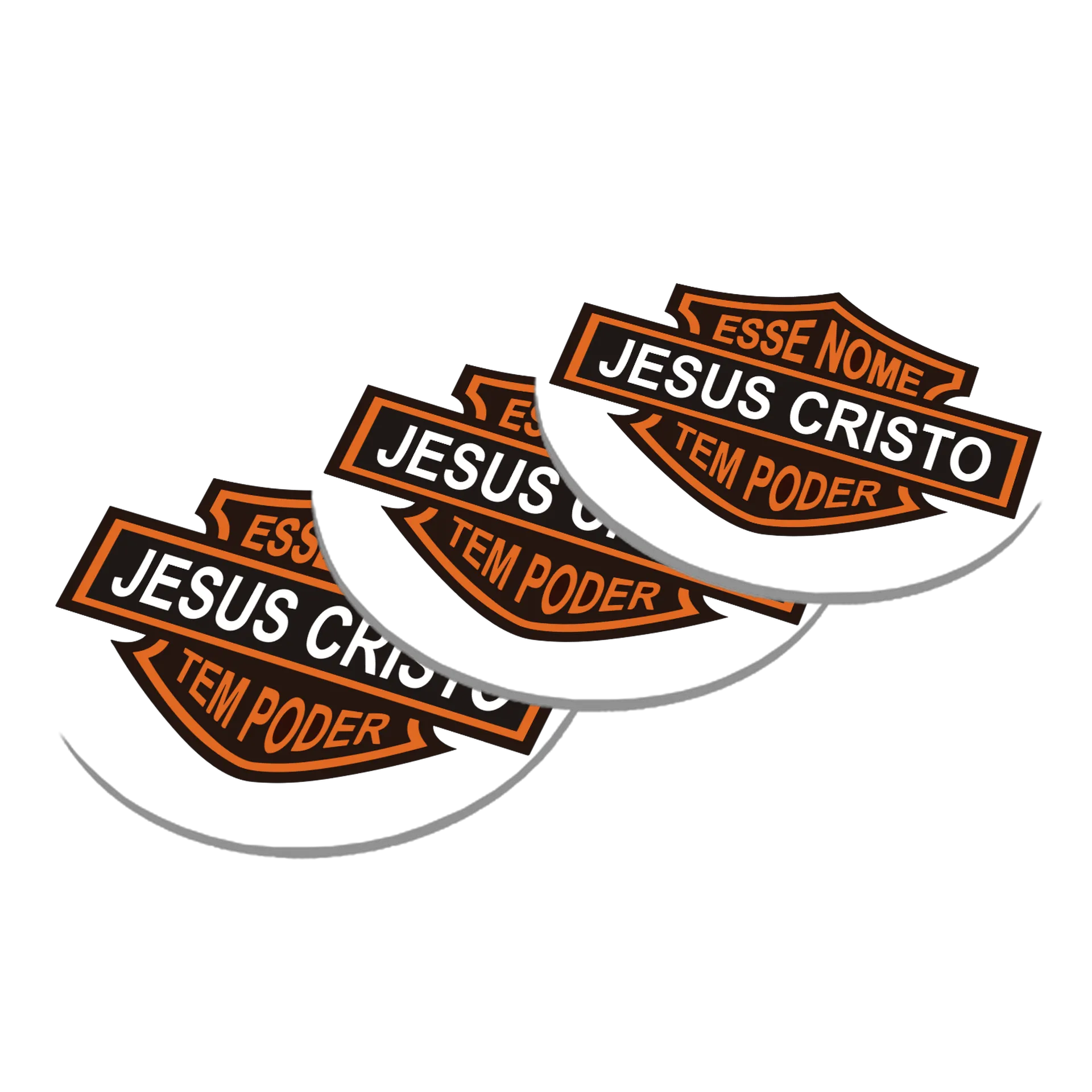 Porta-copo MDF Estampa Jesus Cristo Tem Poder - Imagem 3