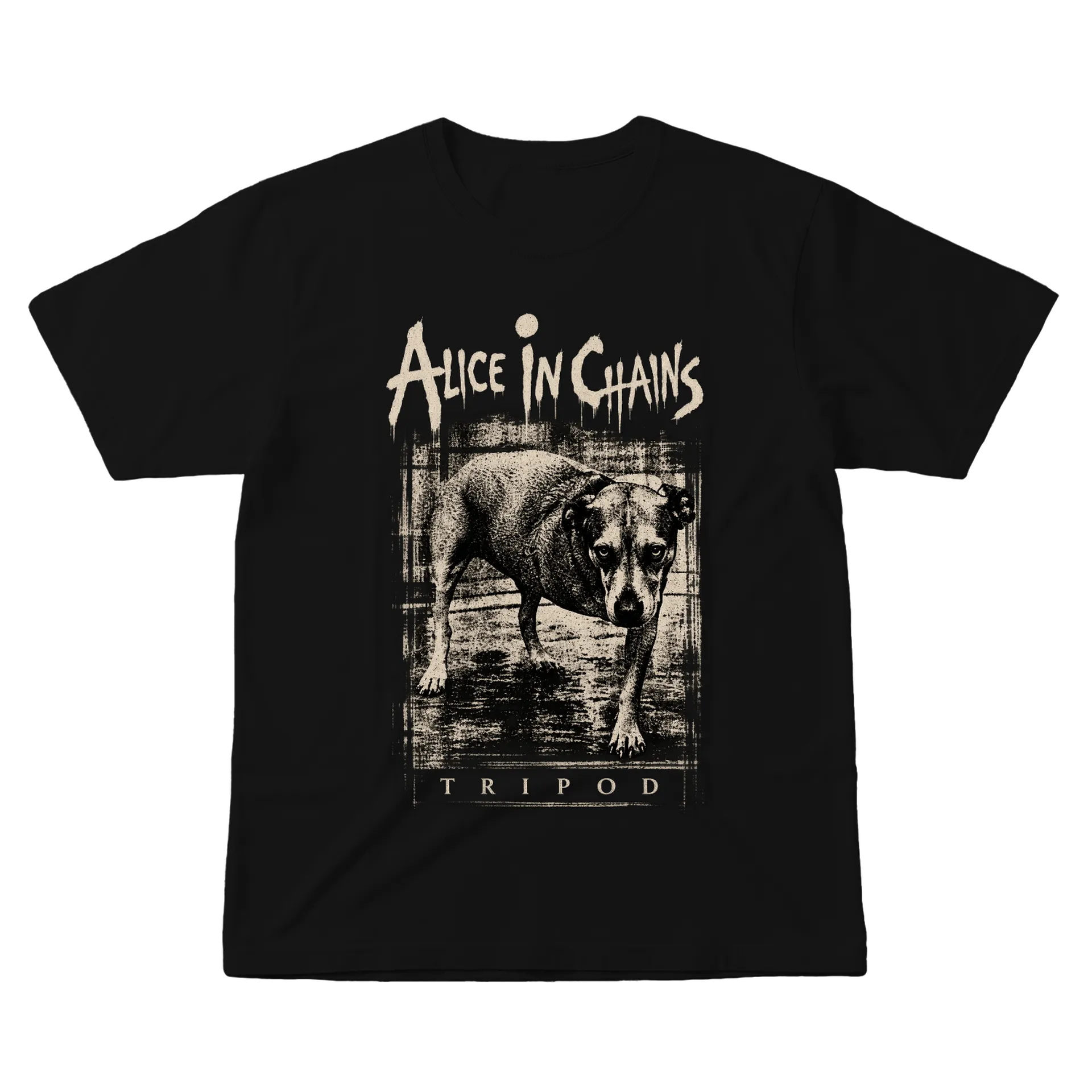 Camiseta Alice in Chains Tripod 100% algodão - Imagem 3