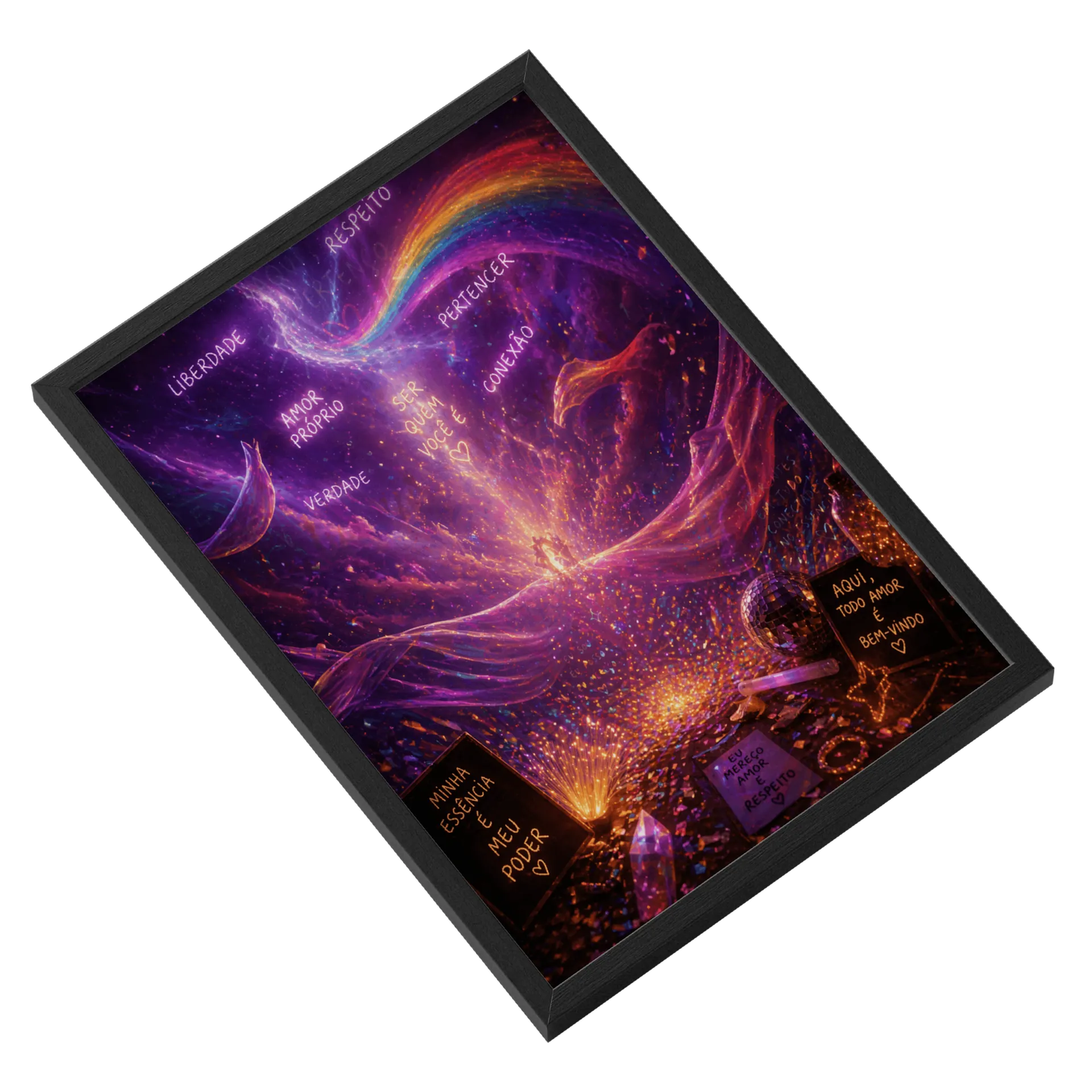 Quadro A3 MDF Seja Bem Vindo - Imagem 2