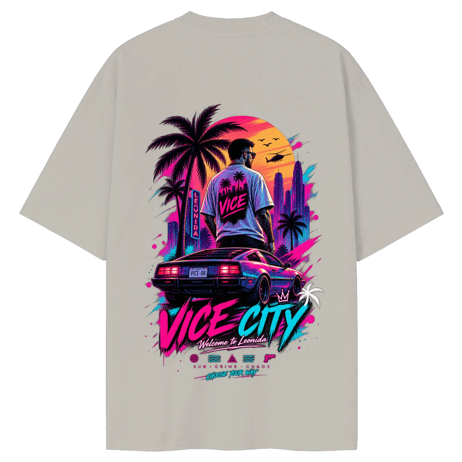 Camiseta Oversized Vice City - Imagem 2