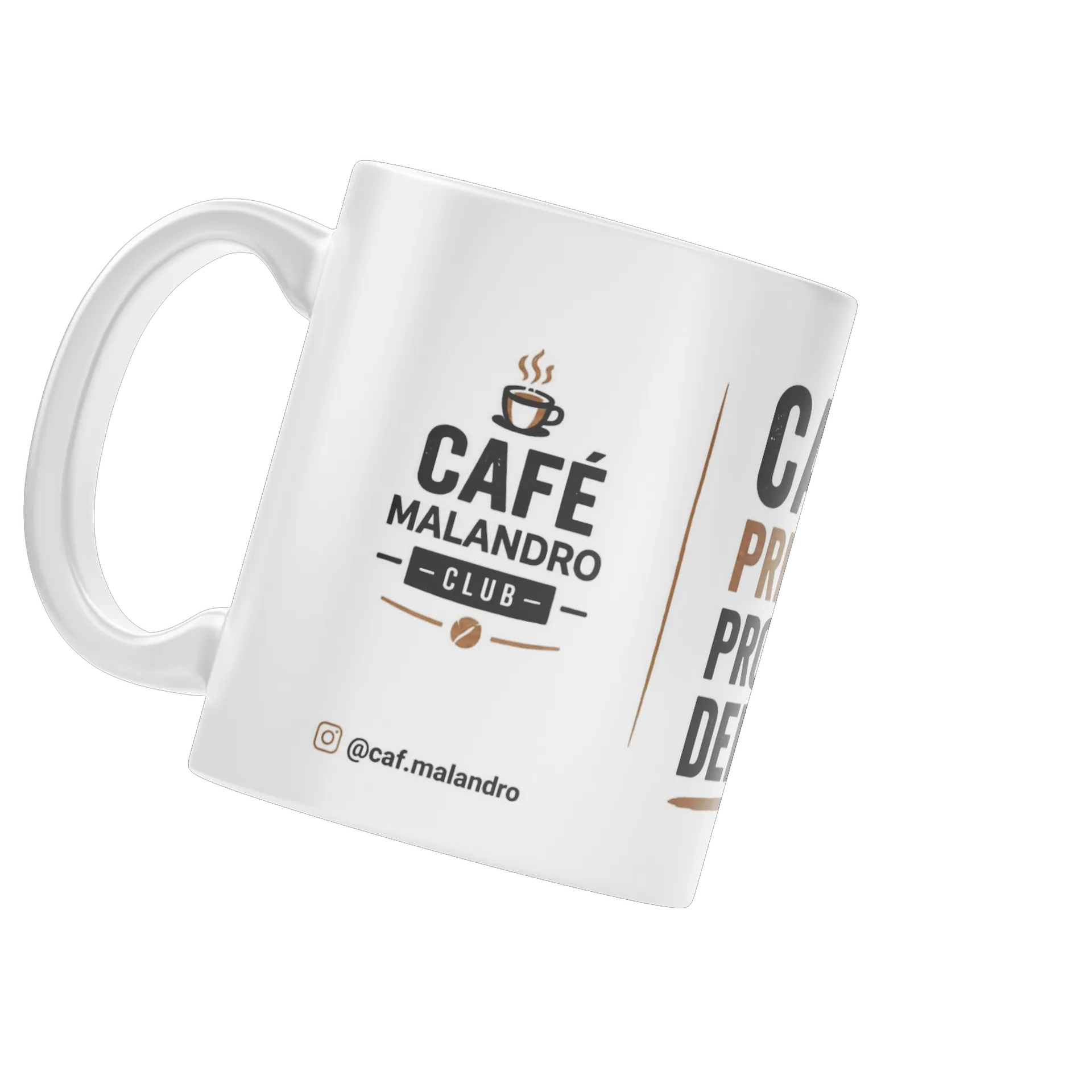 Caneca personalizada de Café malandro ☕