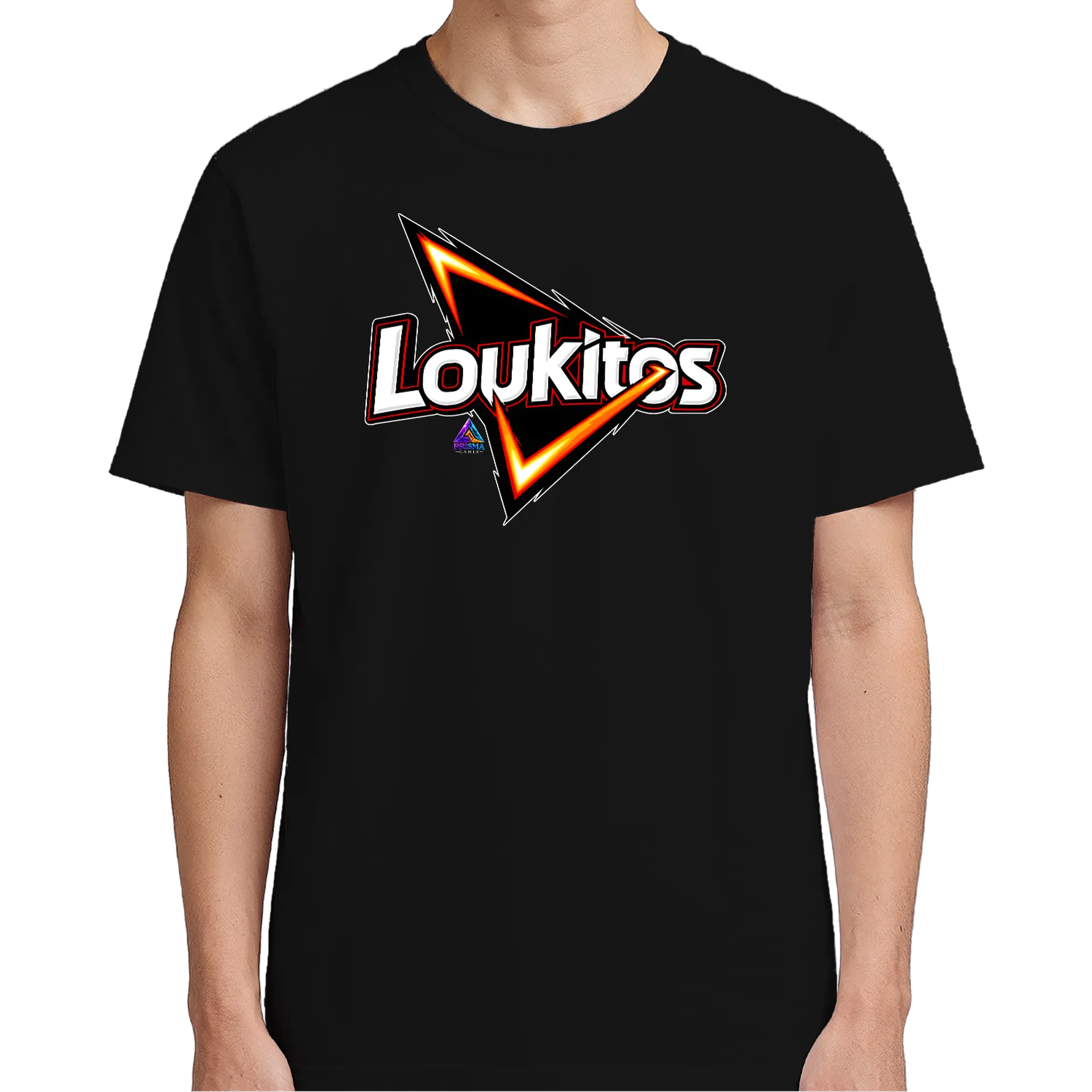 Camiseta Logotipo LOUKITOS Estilo Gamer 100% Algodão - Imagem 4
