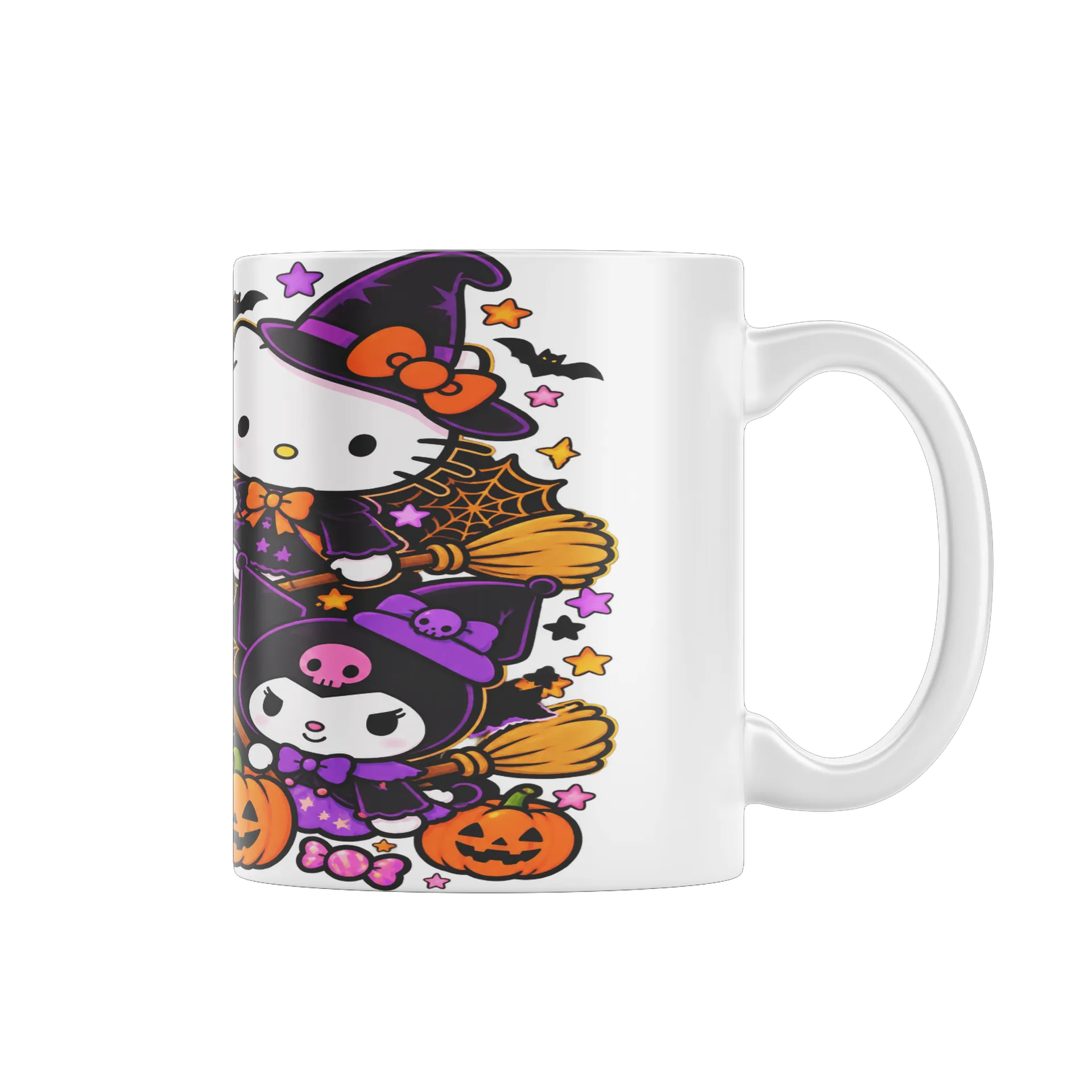 Caneca Hello Kitty Halloween Bruxinha Fofa | de Nerdástico — imagem 1 de 4