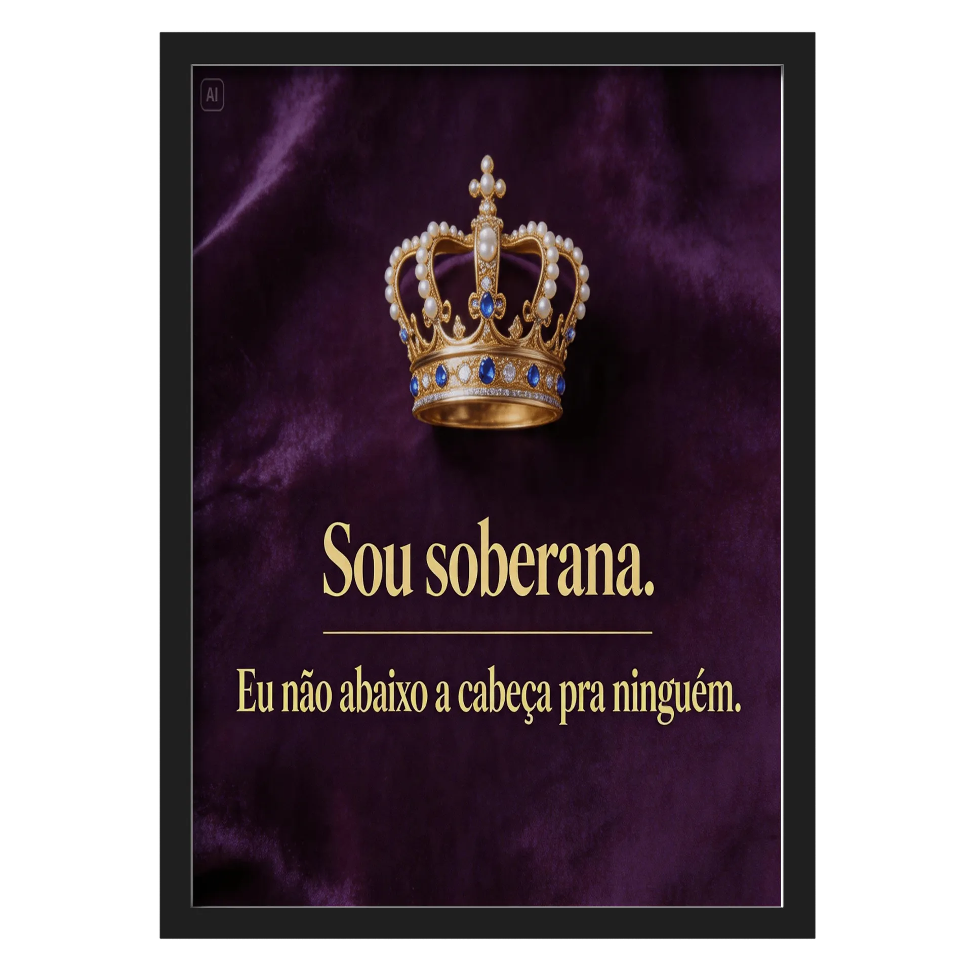 Quadro A3 personalizado de LuaCoelho