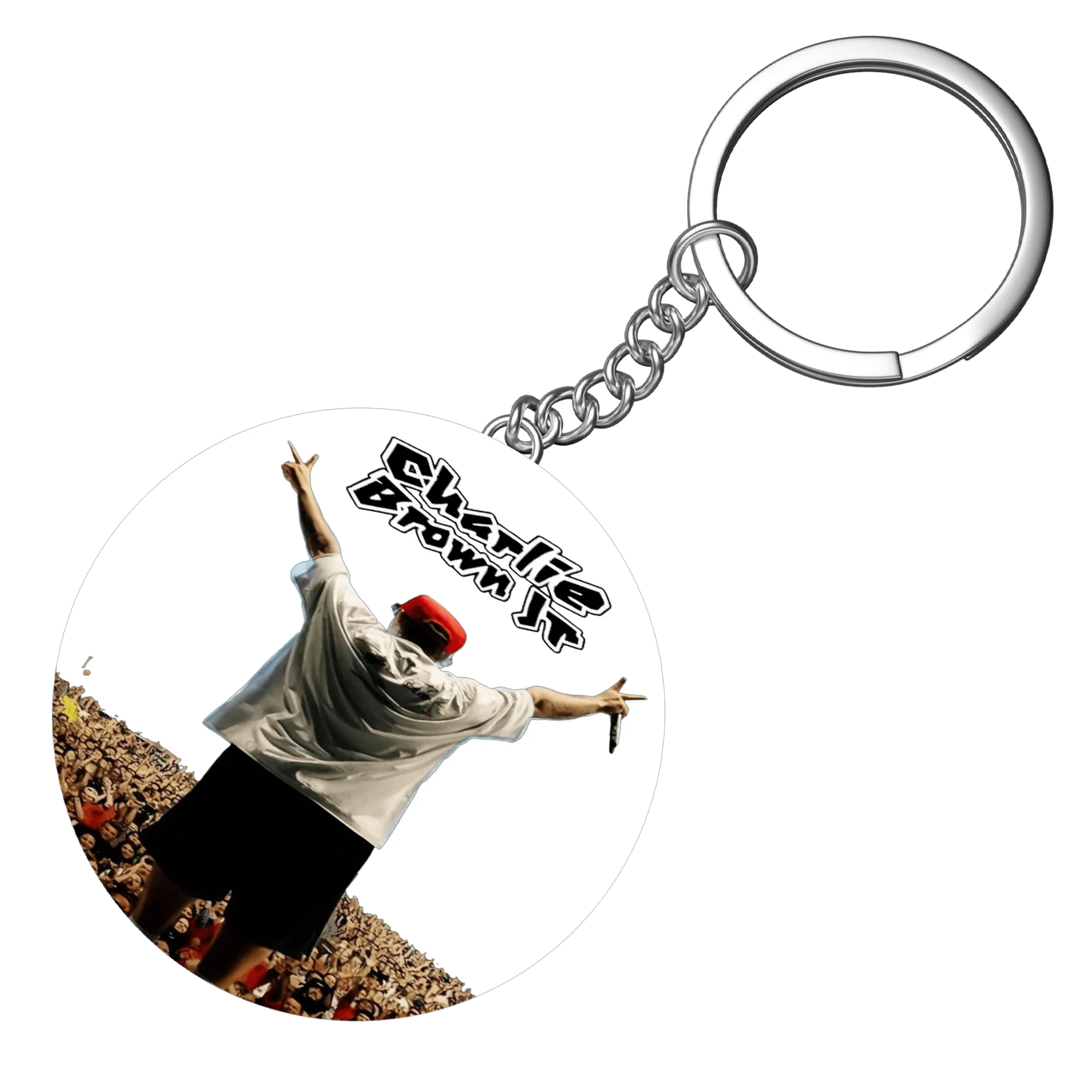 Chaveiro MDF Charlie Brown Jr  de MadsonStore — imagem 3 de 3