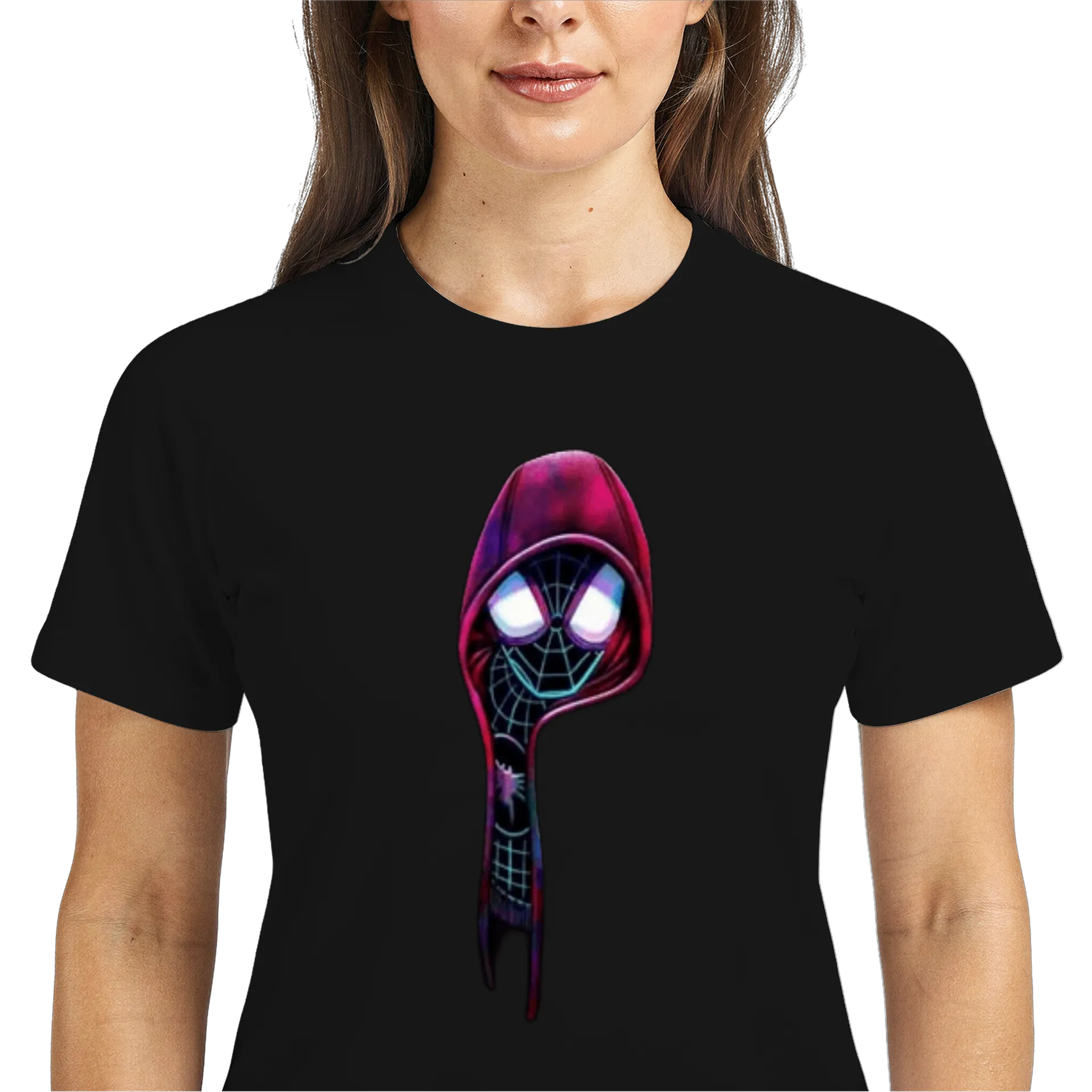 Camiseta Dry Fit Homem-Aranha Estampa Colorida 100% Algodão - Imagem 3
