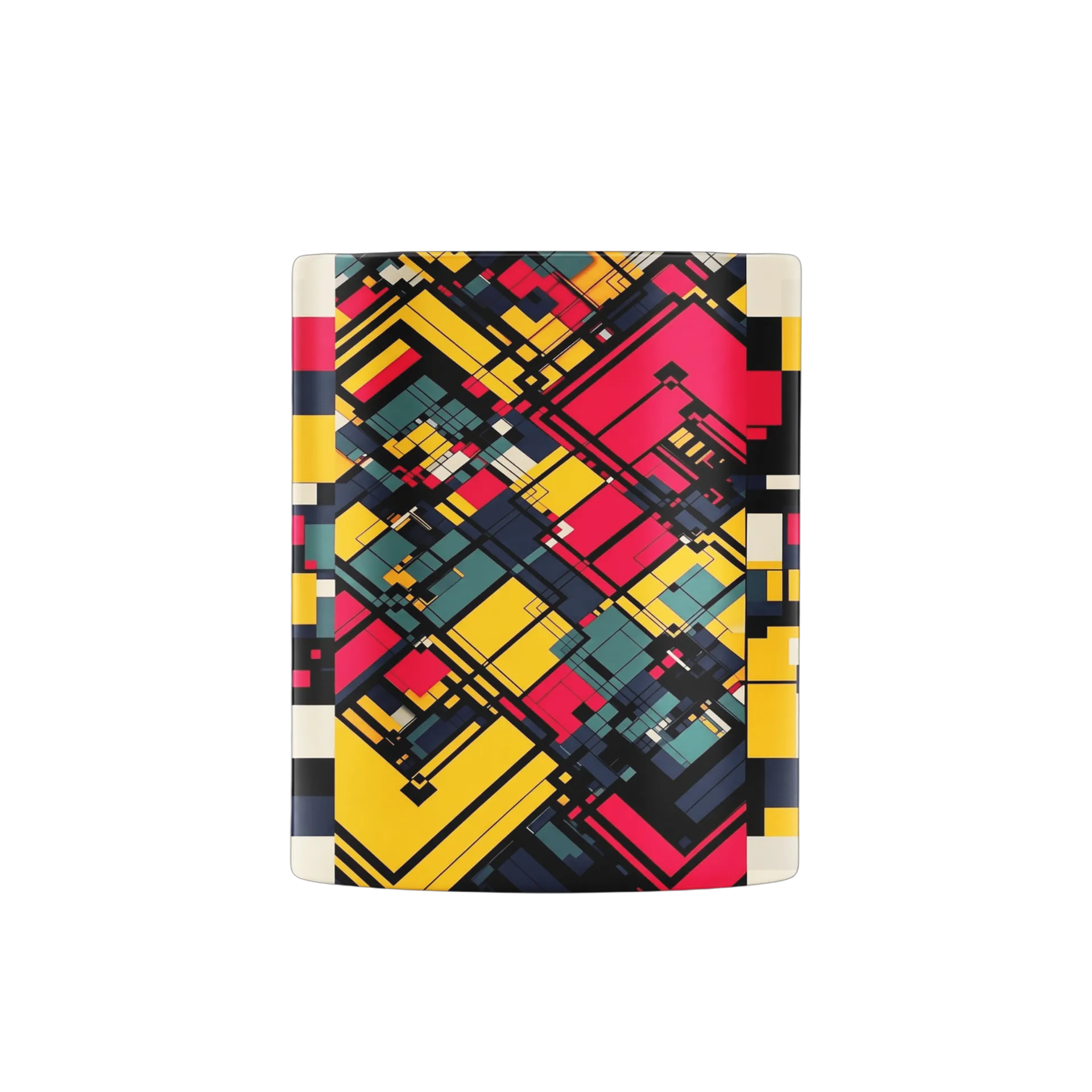 Caneca Estampa Geométrica Colorida 325ml - Imagem 2