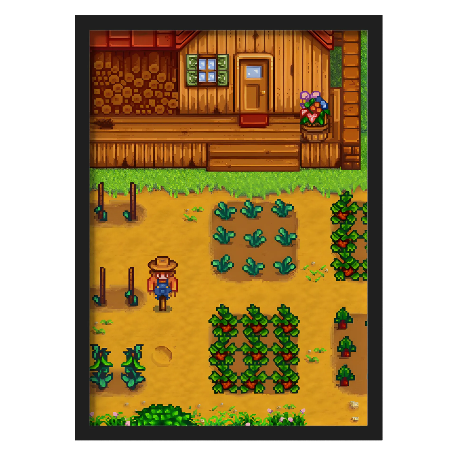 Quadro A3 Stardew Valley A1 Com Vidro - Imagem 1