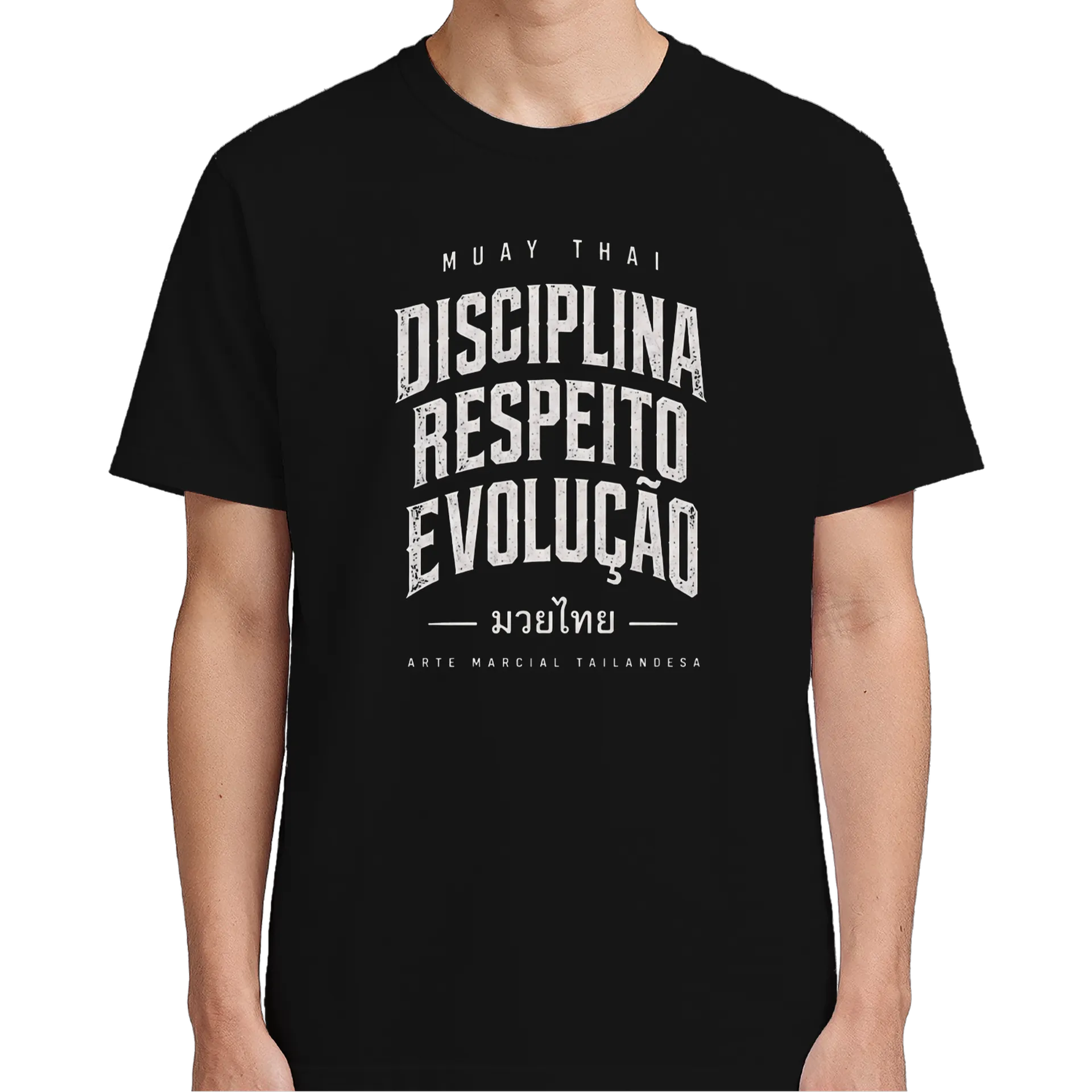 Camiseta Muay Thai – Disciplina, Respeito e Evolução - Imagem 3
