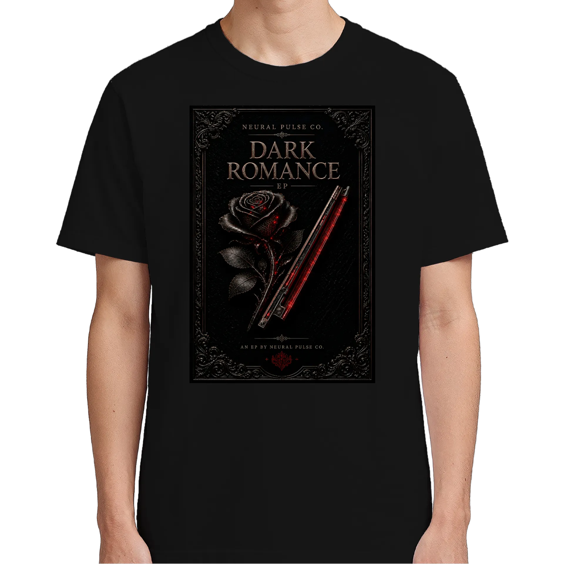 Camiseta Neural Pulse Co. - Dark Romance - Imagem 4