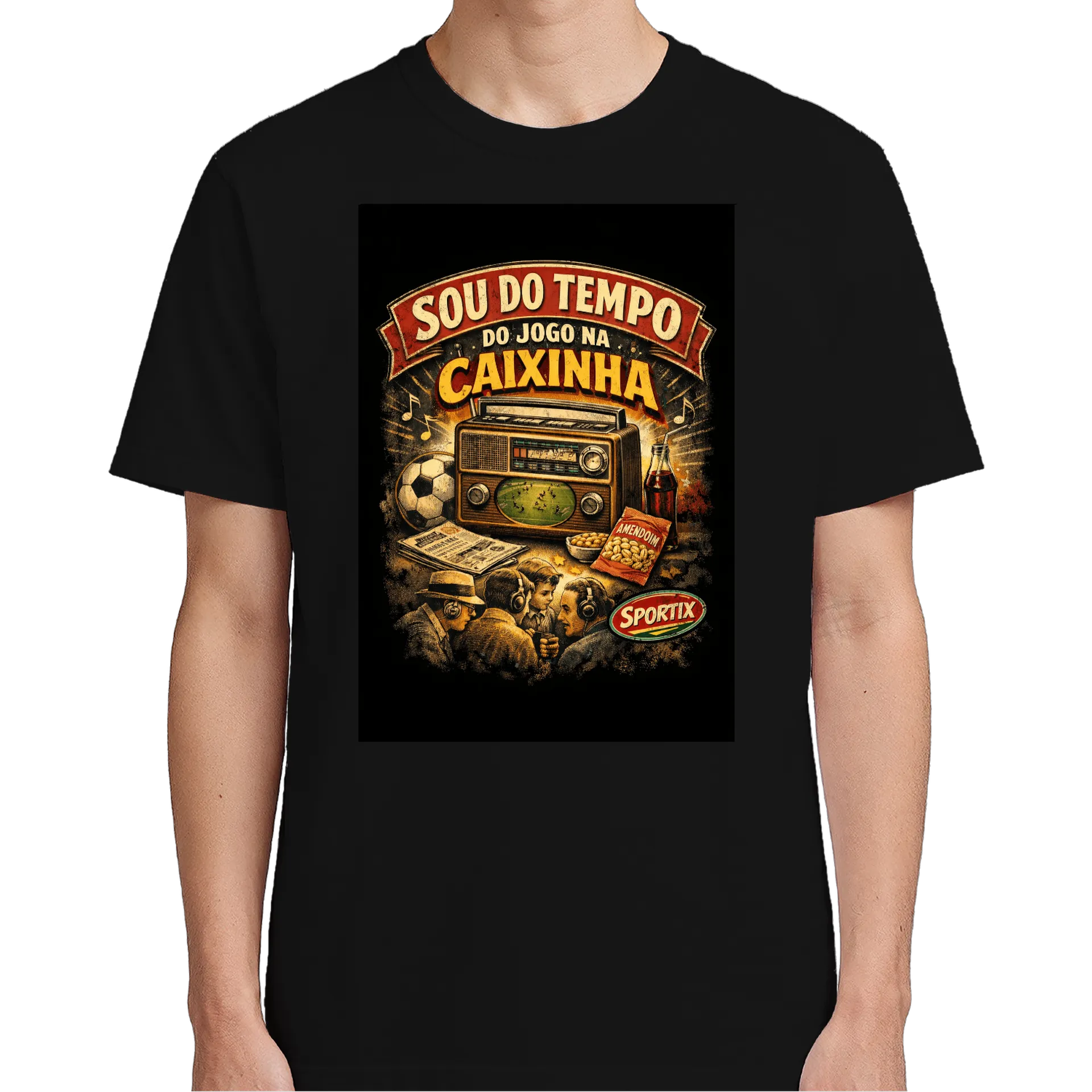 Camiseta Nostalgia do Rádio – “Sou do Tempo do Jogo na Caixi - Imagem 5