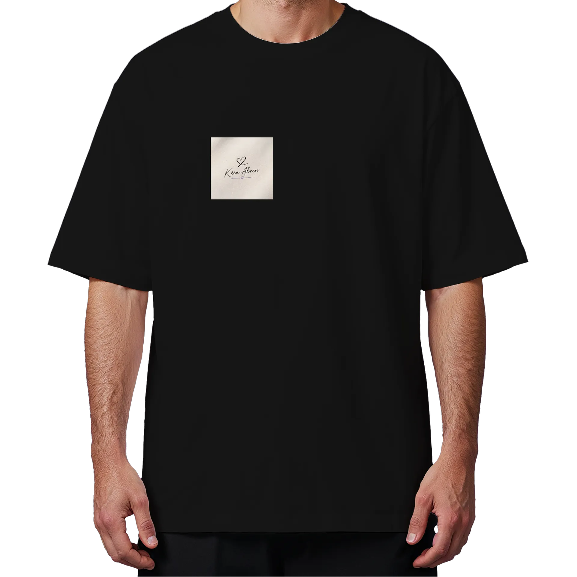 Camiseta Oversized Ambraco em forma de canção 100% Algodão - Imagem 4