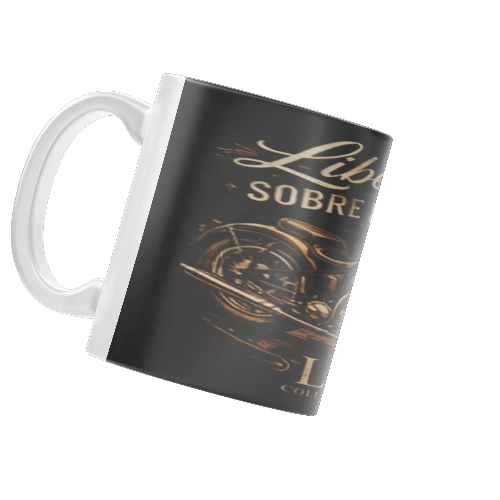 Caneca Cerâmica Motivo Moto Harley Davidson 325ml - Imagem 4
