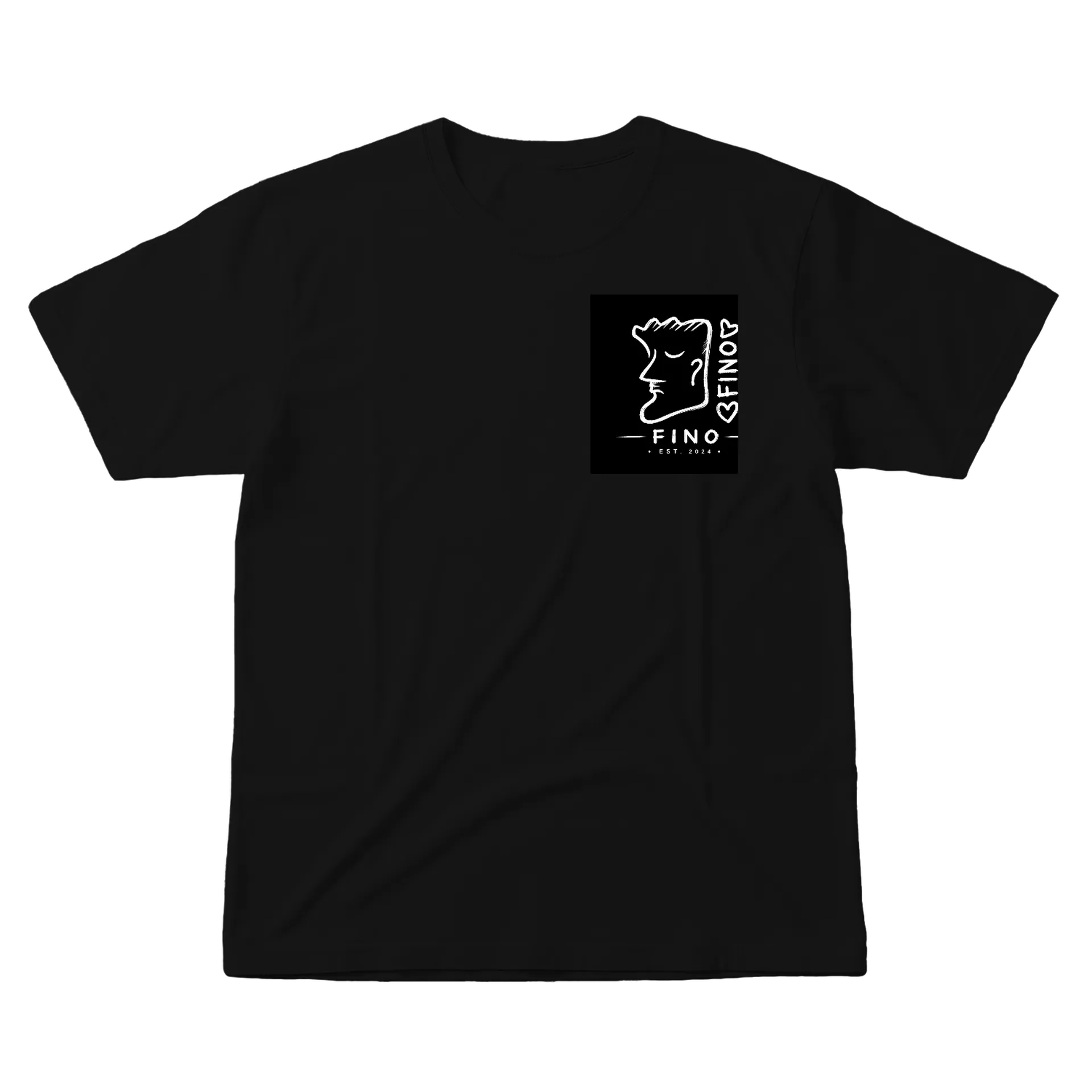 Camiseta fino Corpo Humano Preto 100% Algodão de DANFINO — imagem 1 de 6