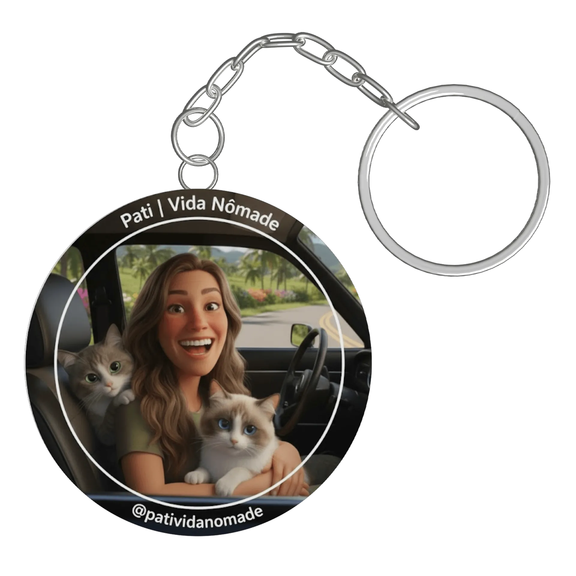 Chaveiro personalizado de Pati