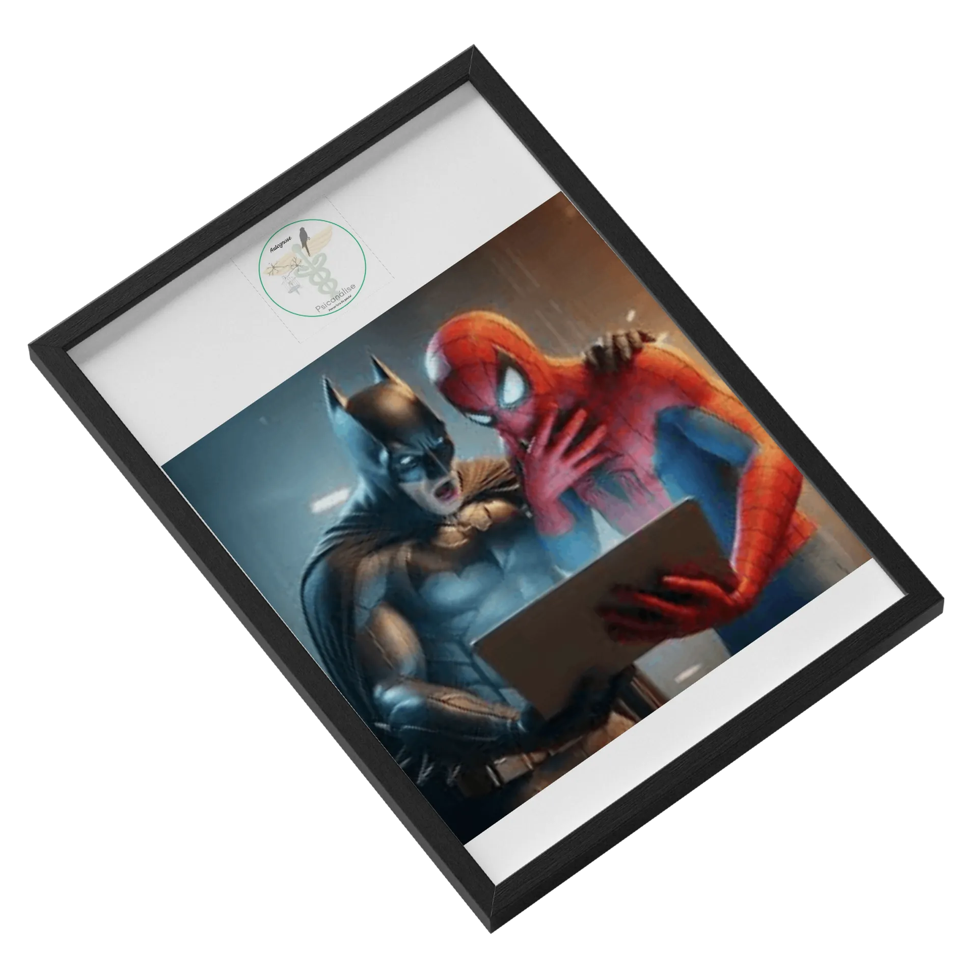 Quadro Batman e Homem aranha - Imagem 2