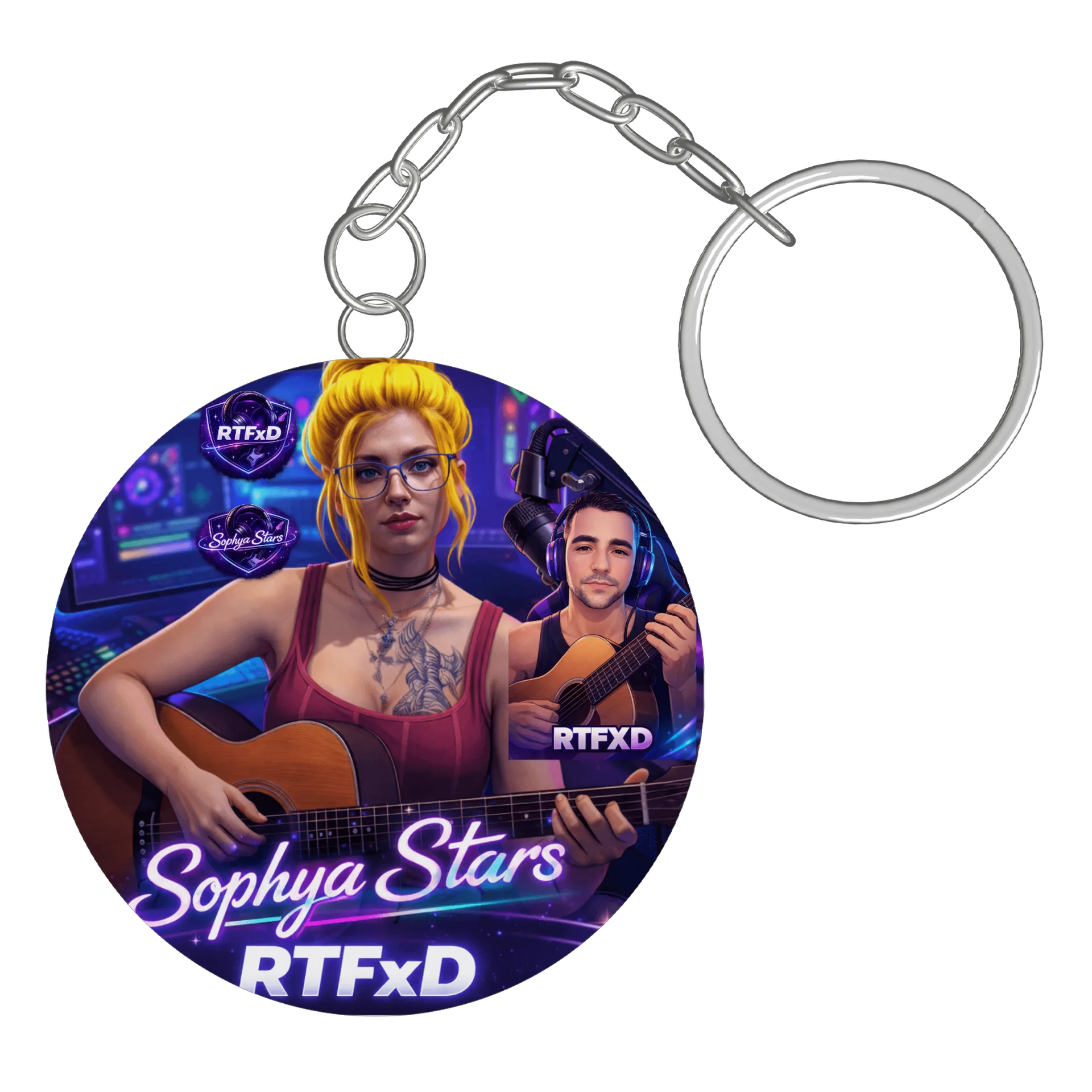 Chaveiro personalizado de RTFxD