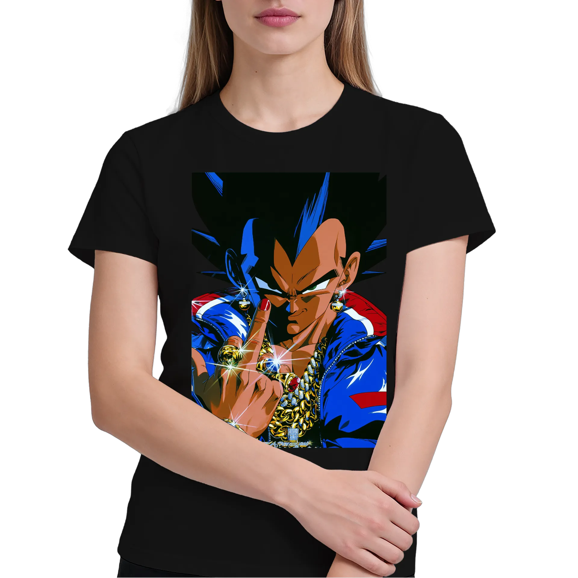 Camiseta "Prince of All Saiyans" (Vegeta) de costellaxx — imagem 3 de 6
